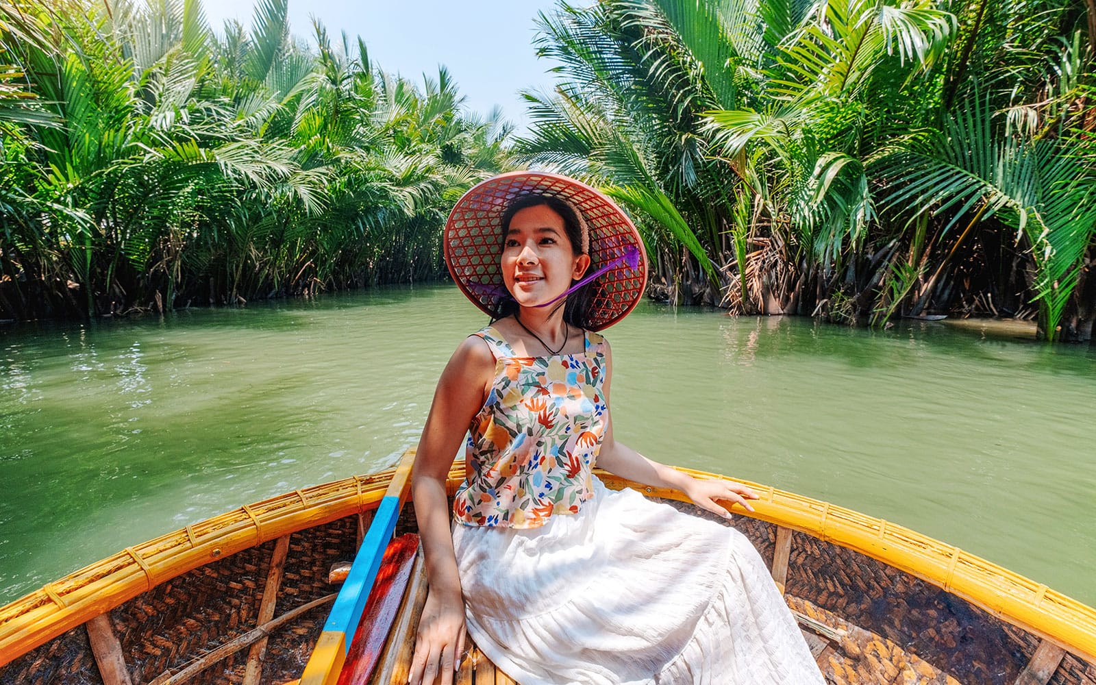 From Da Nang: Coconut Forest Half-Day Guided Tour with Basket Boat Ride, DIY Activities, Lunch & Transfers experience tickets in Hoi An | TickYourList