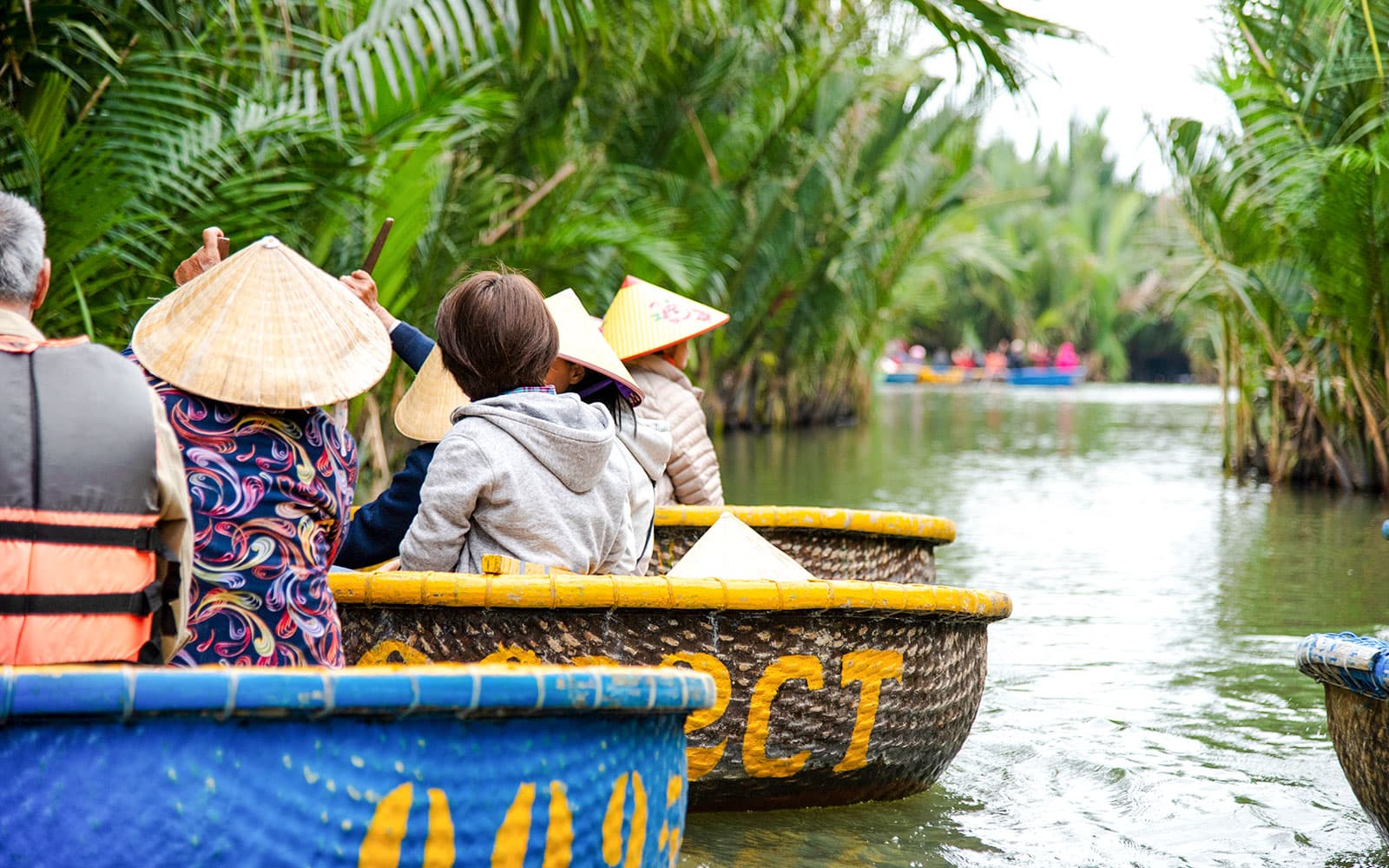 Coconut Basket Boat Ride in Hoi An