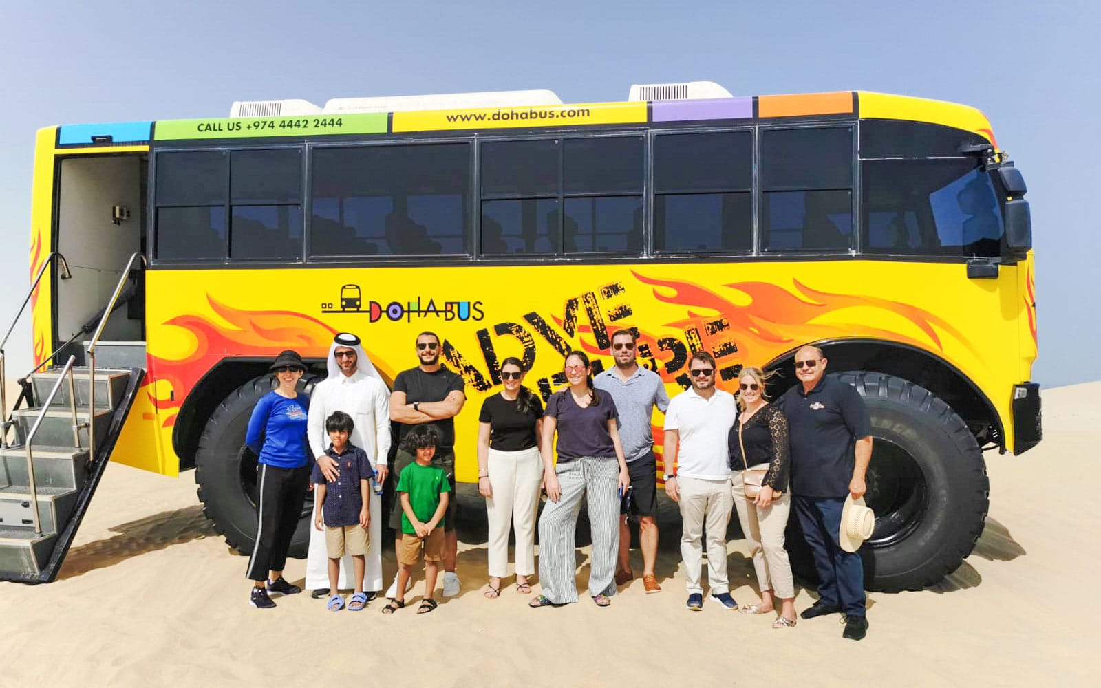 Monster Bus Dunes Desert Safari Ride tickets in Doha - Activities | TickYourList
