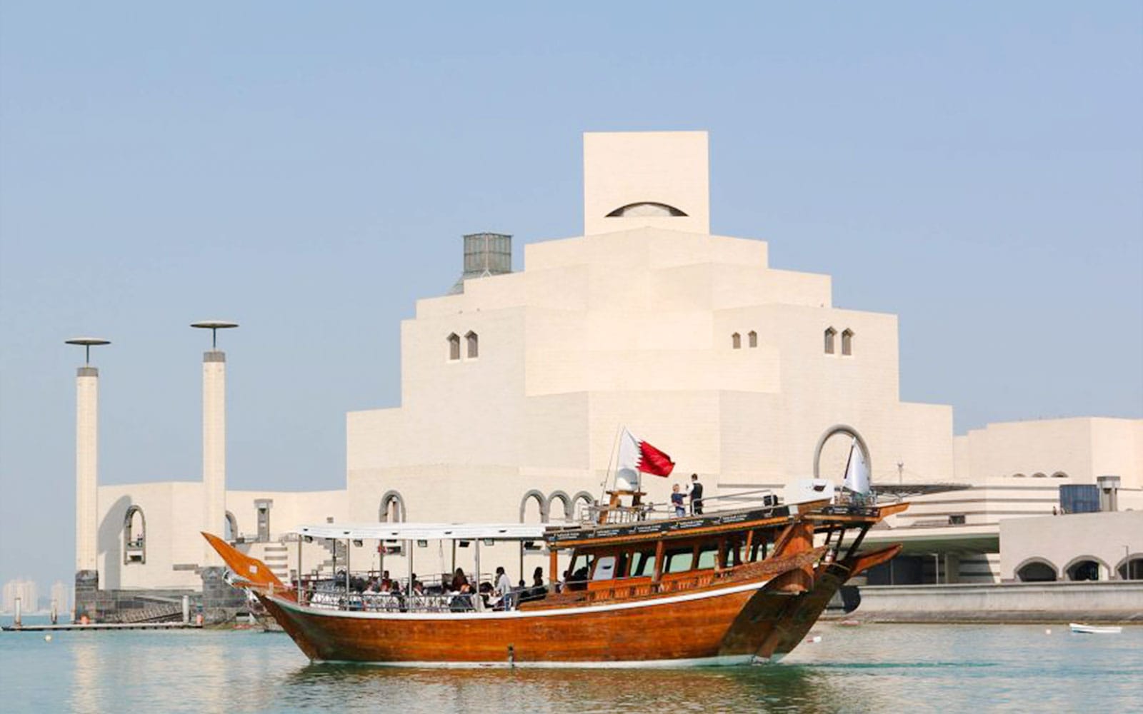 From Doha: 2-Hour Sightseeing Dhow Cruise with Dinner tickets in Doha - Highlights | TickYourList