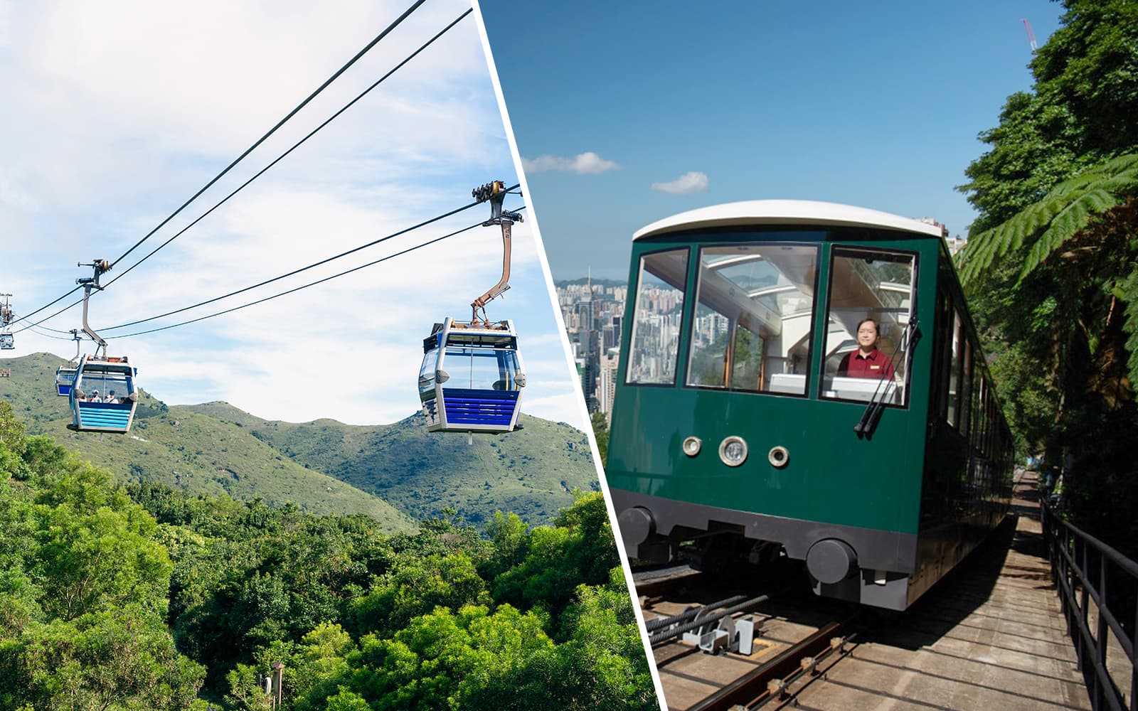 Combo (Save 9%): Ngong Ping Cable Car Round Trip Tickets + Victoria Peak Tram and Sky Terrace 428 Tickets experience in Hong Kong | TickYourList