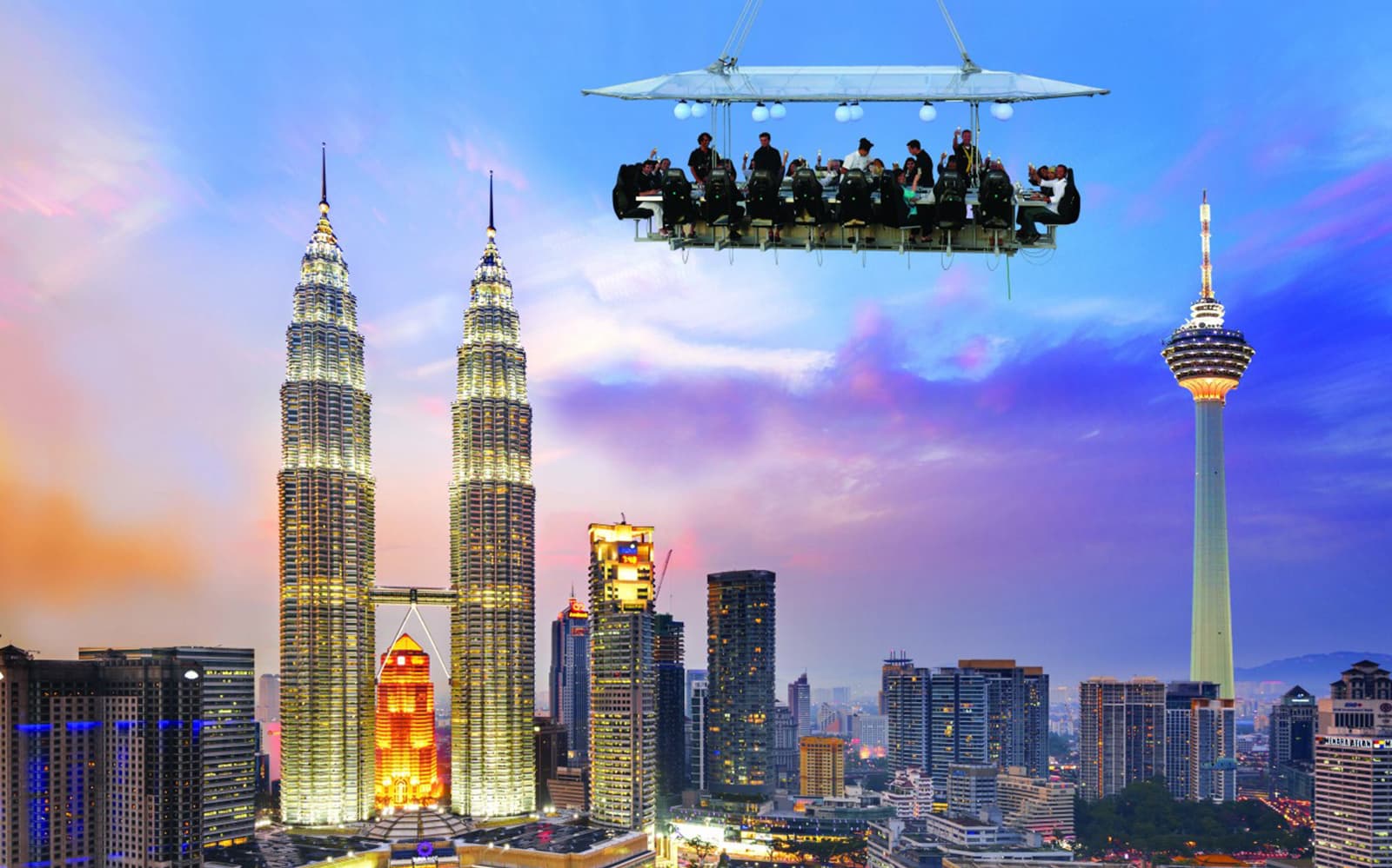 Dinner In The Sky Malaysia tickets in Kuala Lumpur - Activities | TickYourList