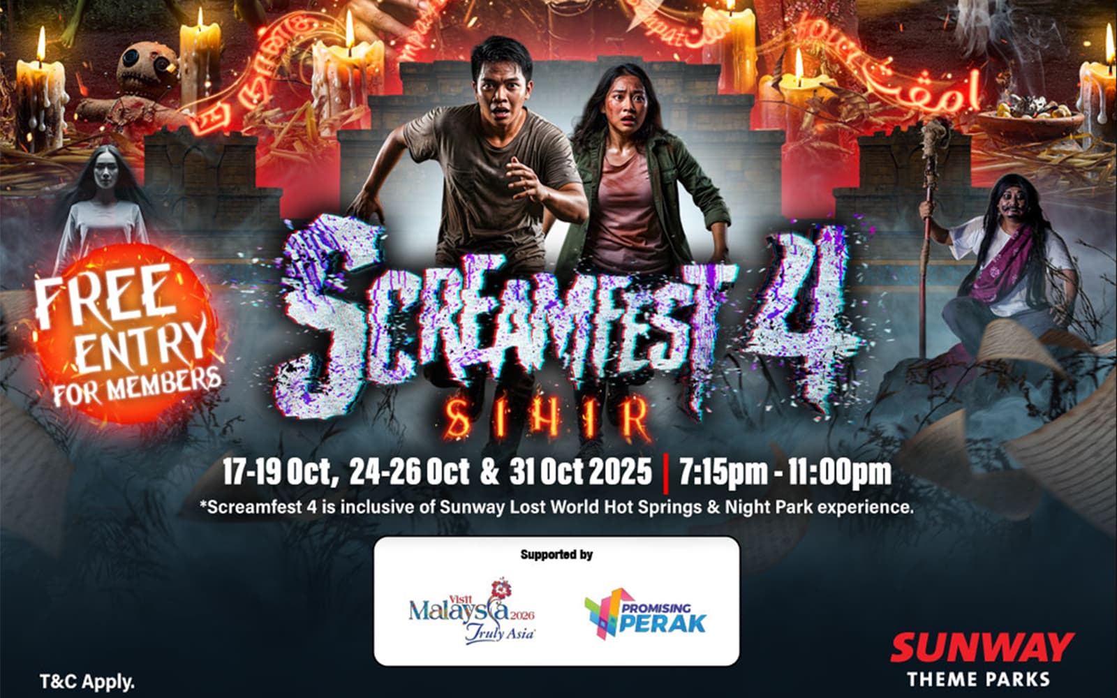 Sunway Lagoon Night Park Tickets in Kuala Lumpur - Attractions | TickYourList