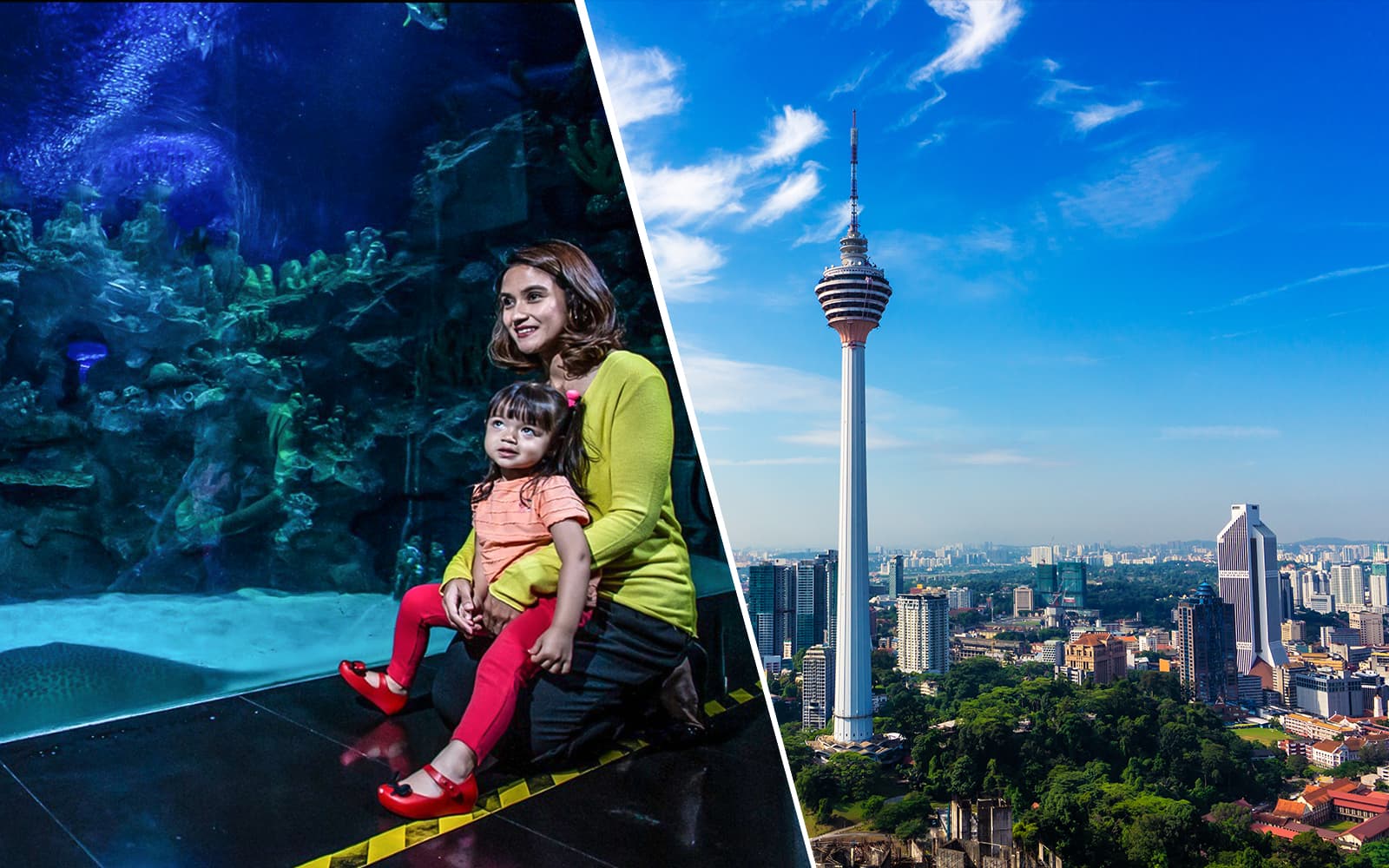Combo (Save 13%): Aquaria KLCC + KL Tower Tickets