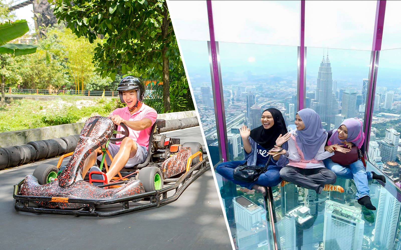 Combo (Save 14%): Sunway Lagoon Theme Park + KL Tower Tickets experience in Kuala Lumpur | TickYourList