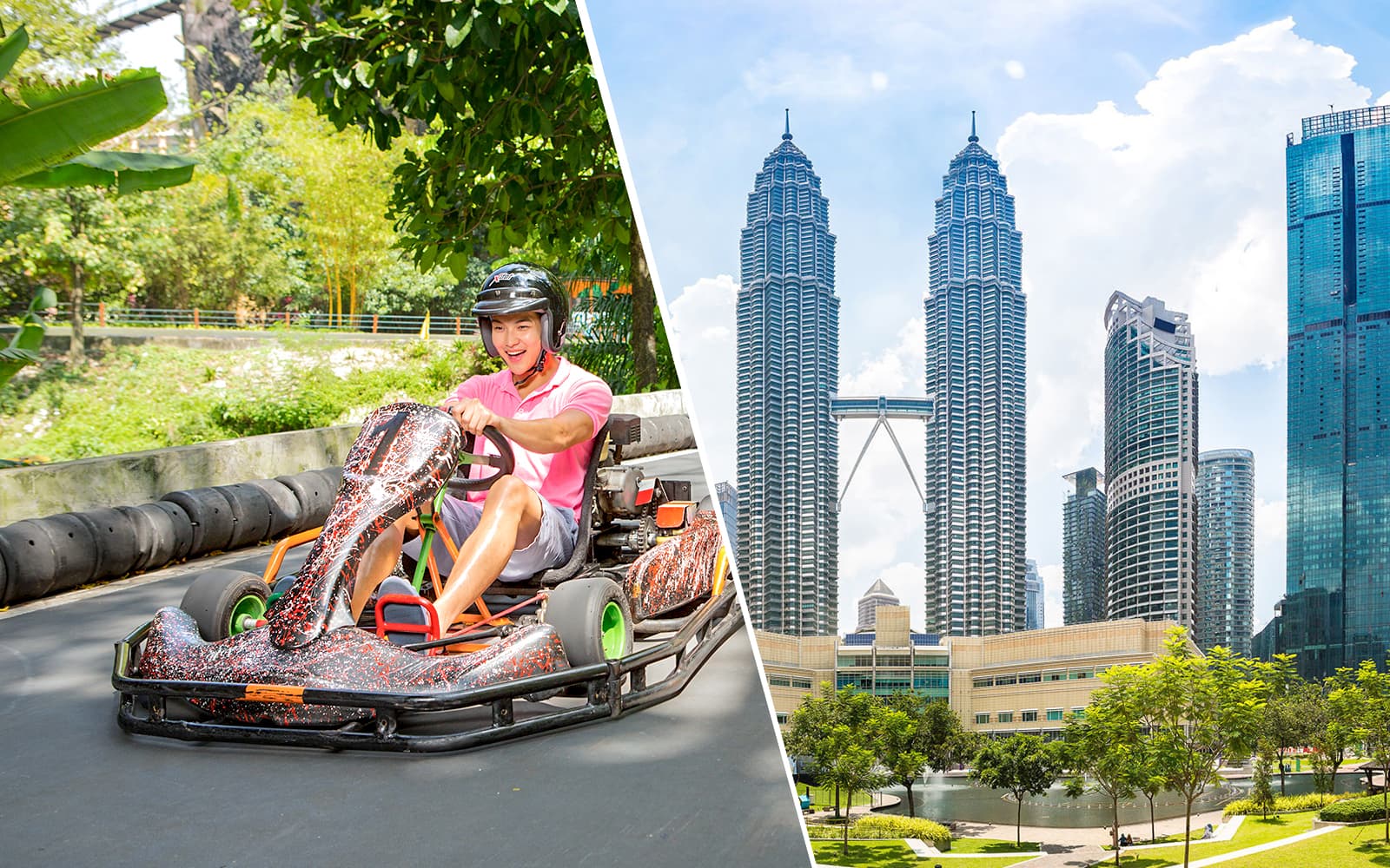 Combo (Save 14%): Sunway Lagoon Theme Park + Petronas Twin Towers Tickets