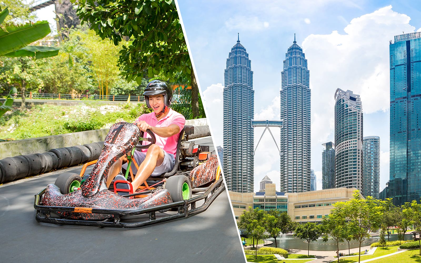 Combo (Save 14%): Sunway Lagoon Theme Park + Petronas Twin Towers Tickets