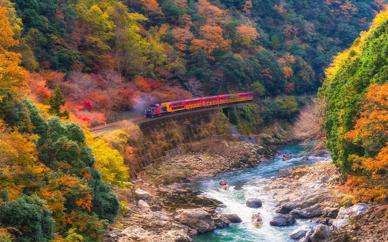 Sagano Romantic Train Ticket: Saga to/from Kameoka in Kyoto - Activities | TickYourList