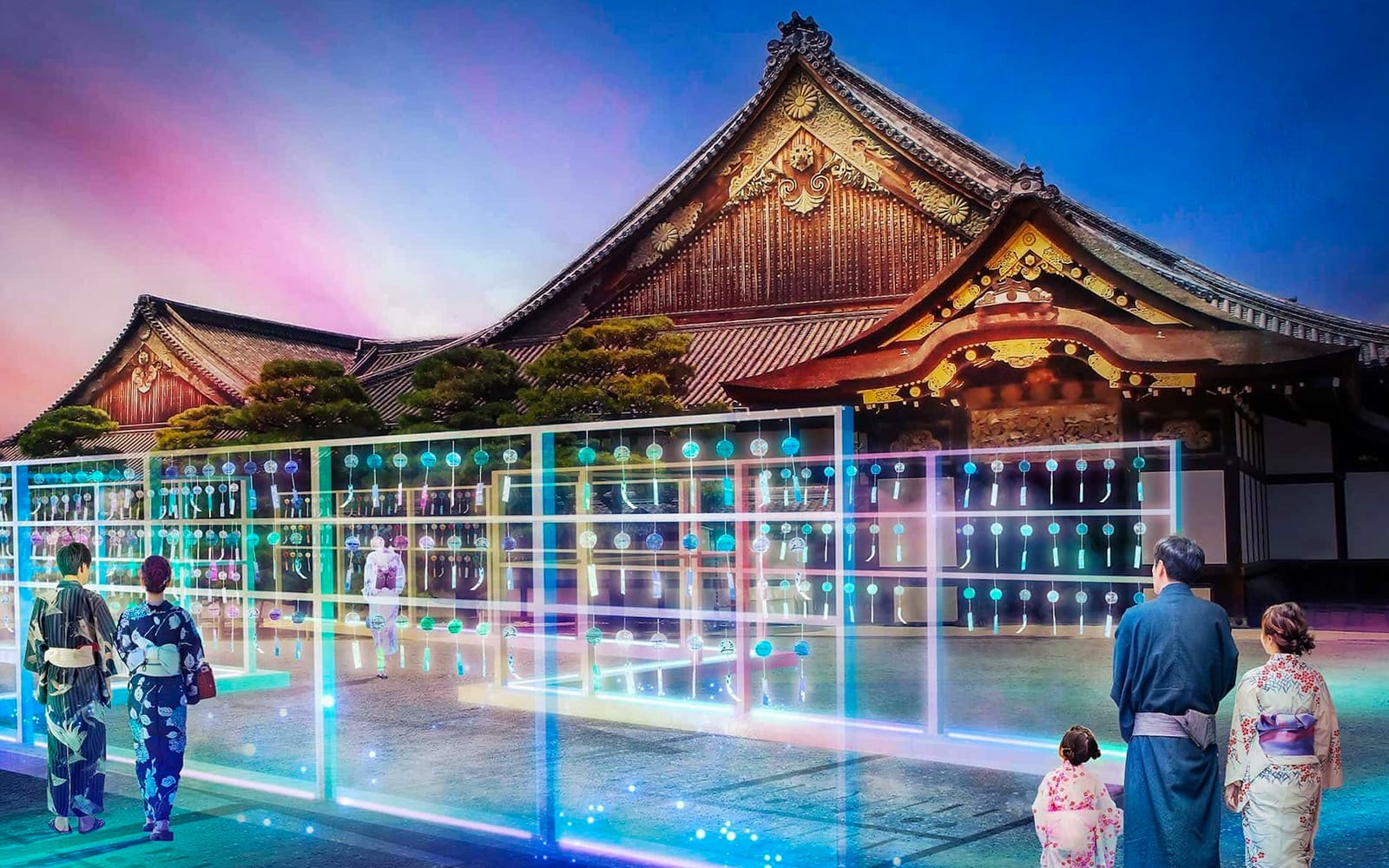 NAKED Summer Festival 2024 Tickets at World Heritage Nijo-jo Castle experience in Kyoto | TickYourList