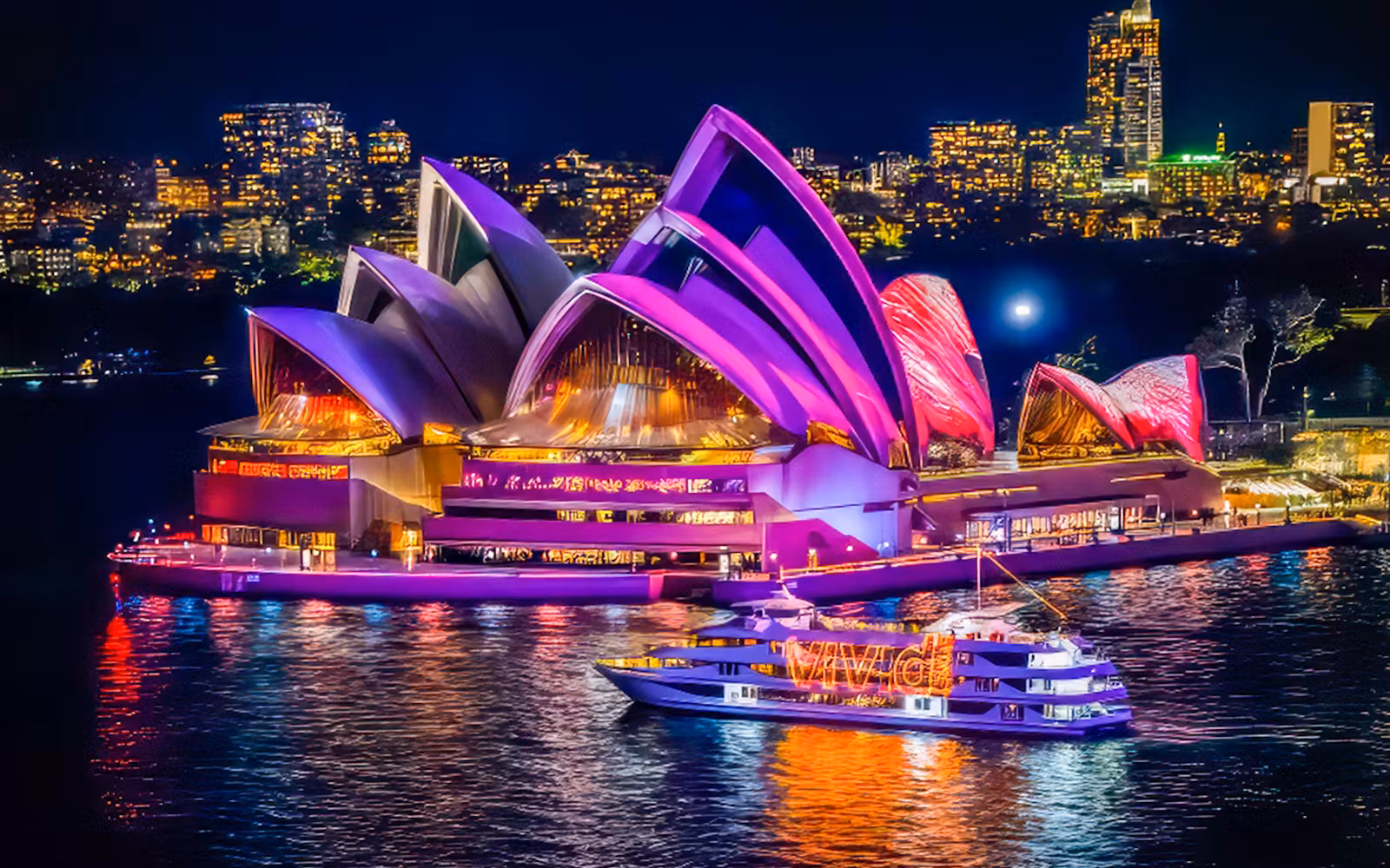 Vivid Sydney Sightseeing Cruise