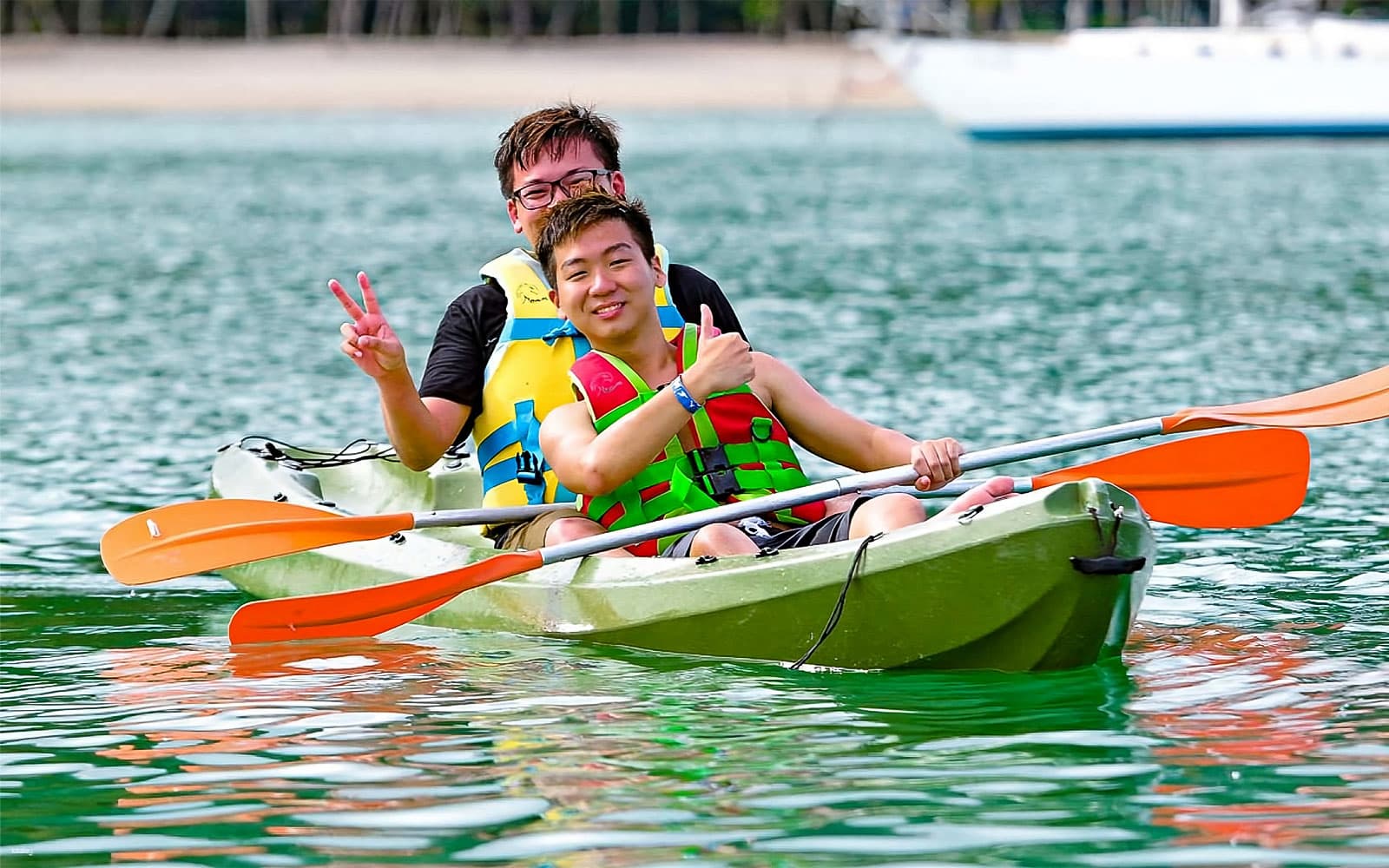 Shared Sunset Cruise & Banana Boat Ride or Kayaking at Paradise 101