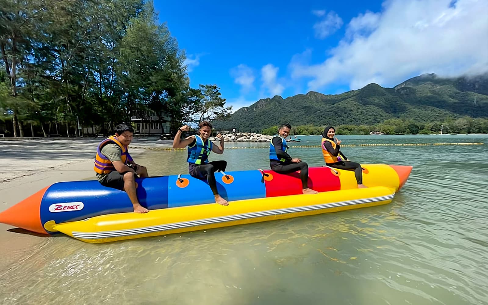 Shared Sunset Cruise & Banana Boat Ride or Kayaking at Paradise 101 tickets in Langkawi - Activities | TickYourList
