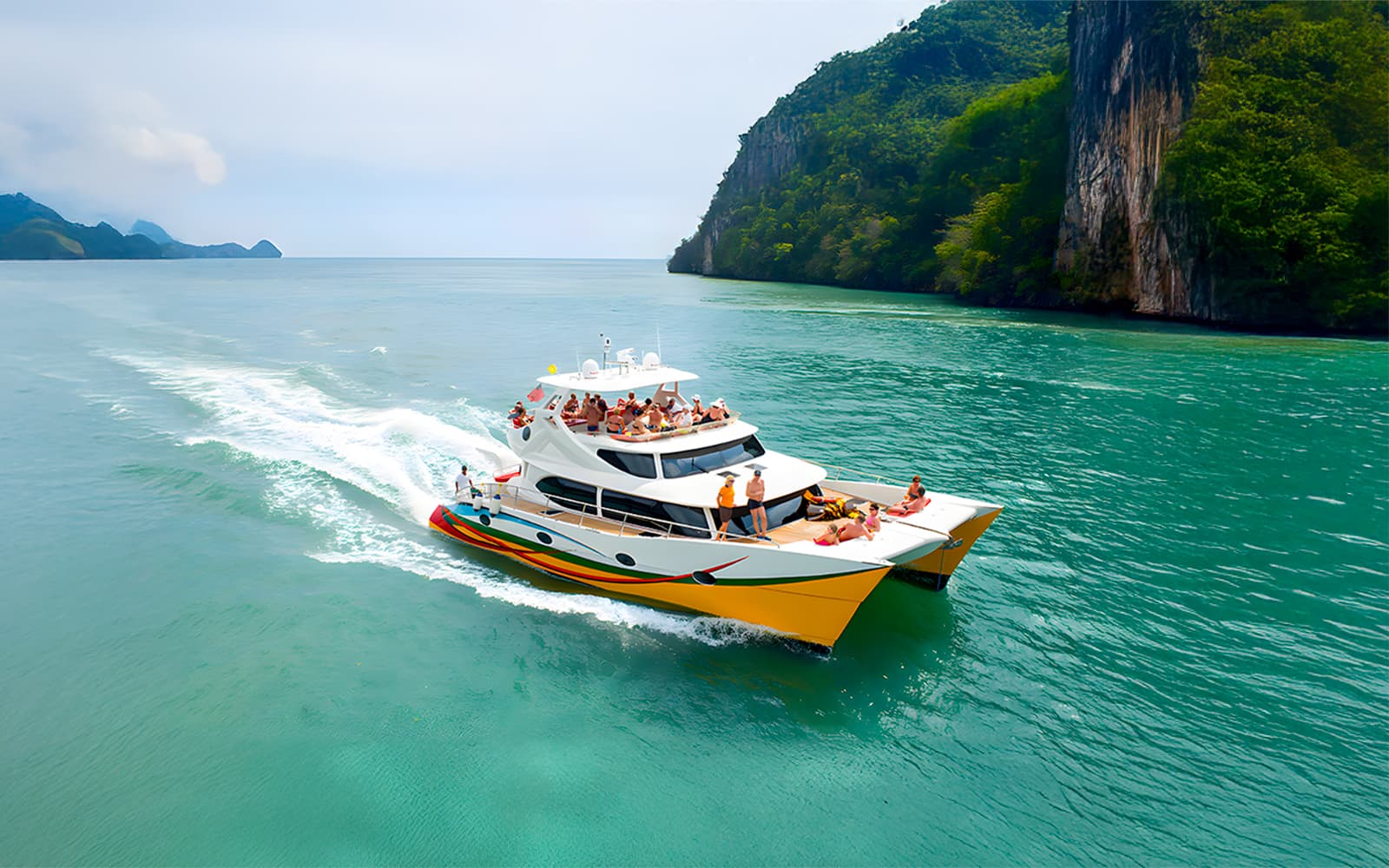By Catamaran: Langkawi Island Hopping Tour with Lunch
