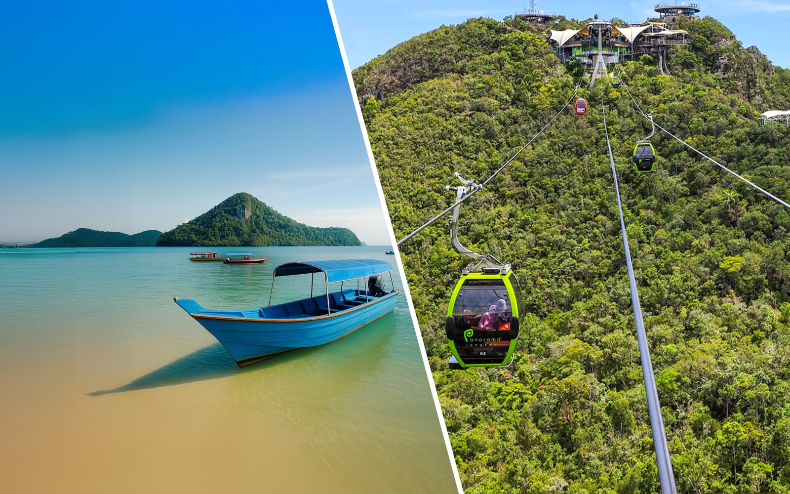Combo (Save 10%): Langkawi Island Hopping Tour by Speedboat + Any 1 Attraction Tickets