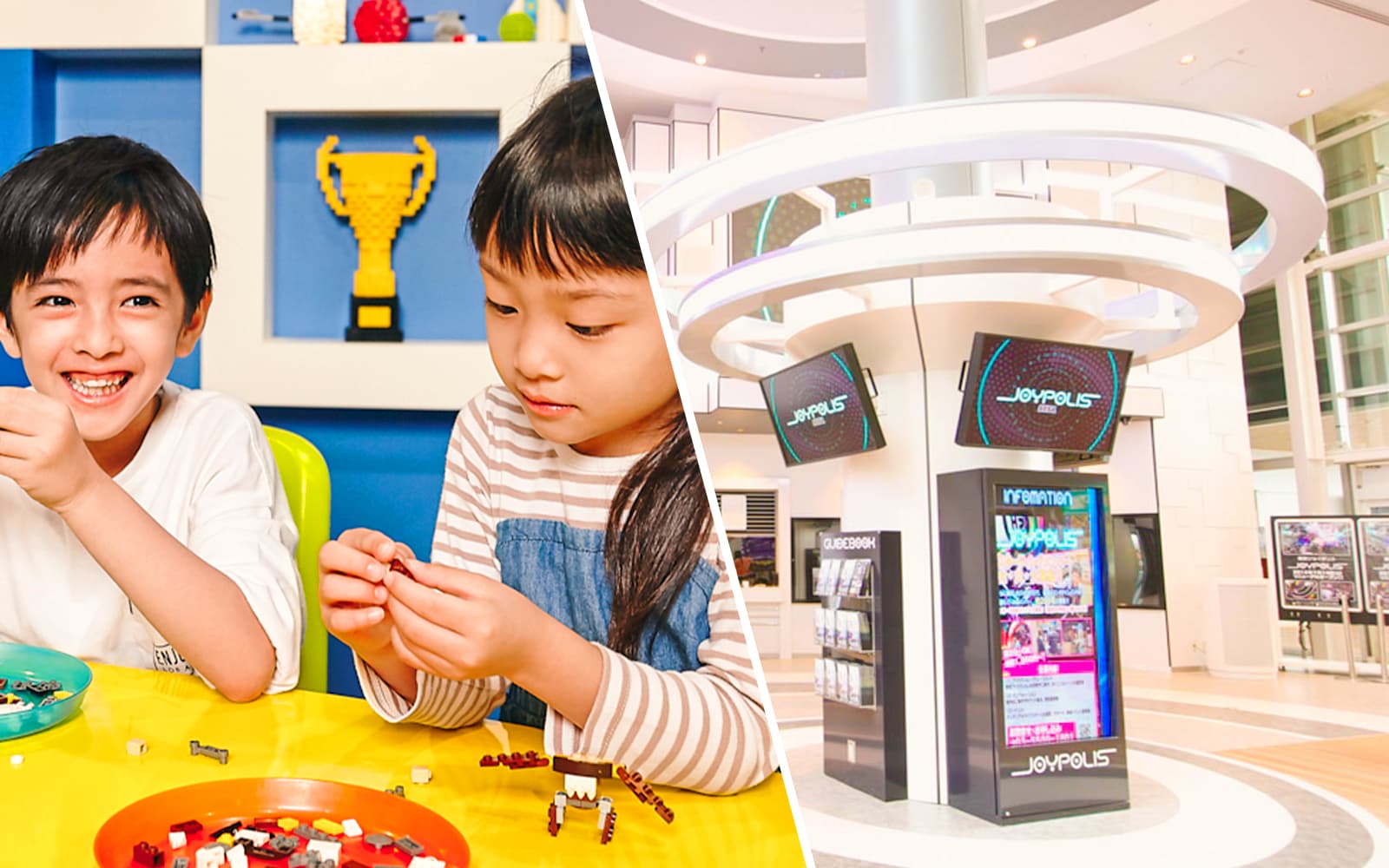 Combo: Legoland, Joypolis, and Madame Tussauds