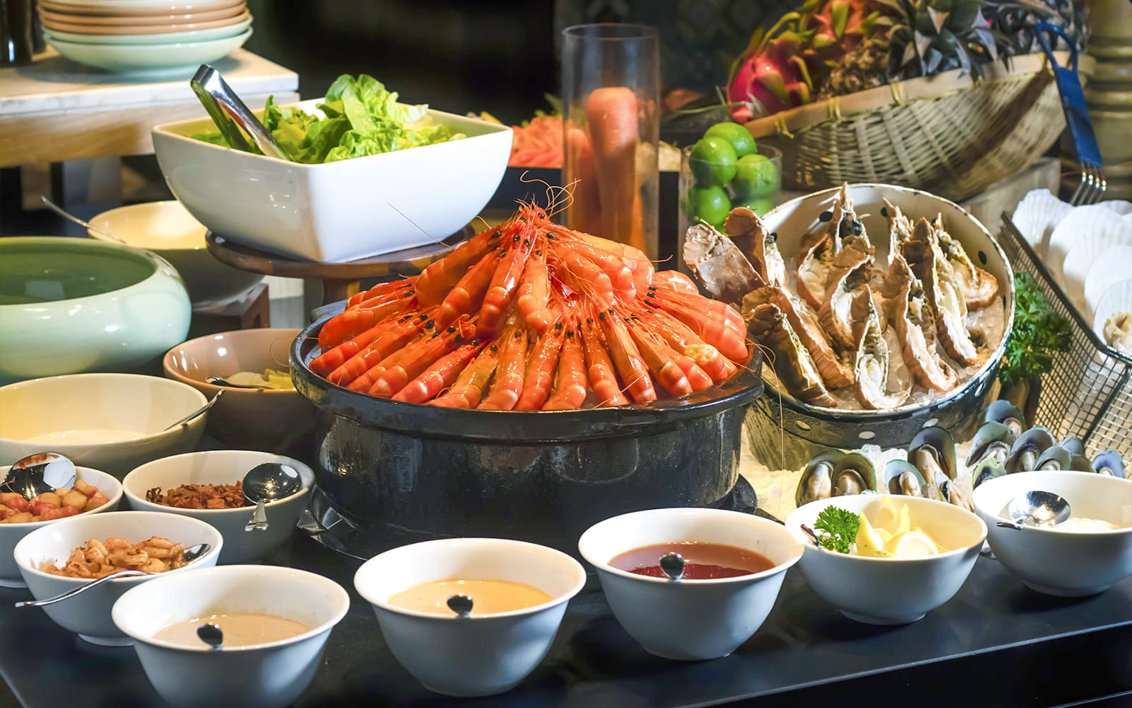 Seafood Dinner Buffet & Weekend Hi-Tea Buffet at Pasar Baru tickets in Selangor - Activities | TickYourList