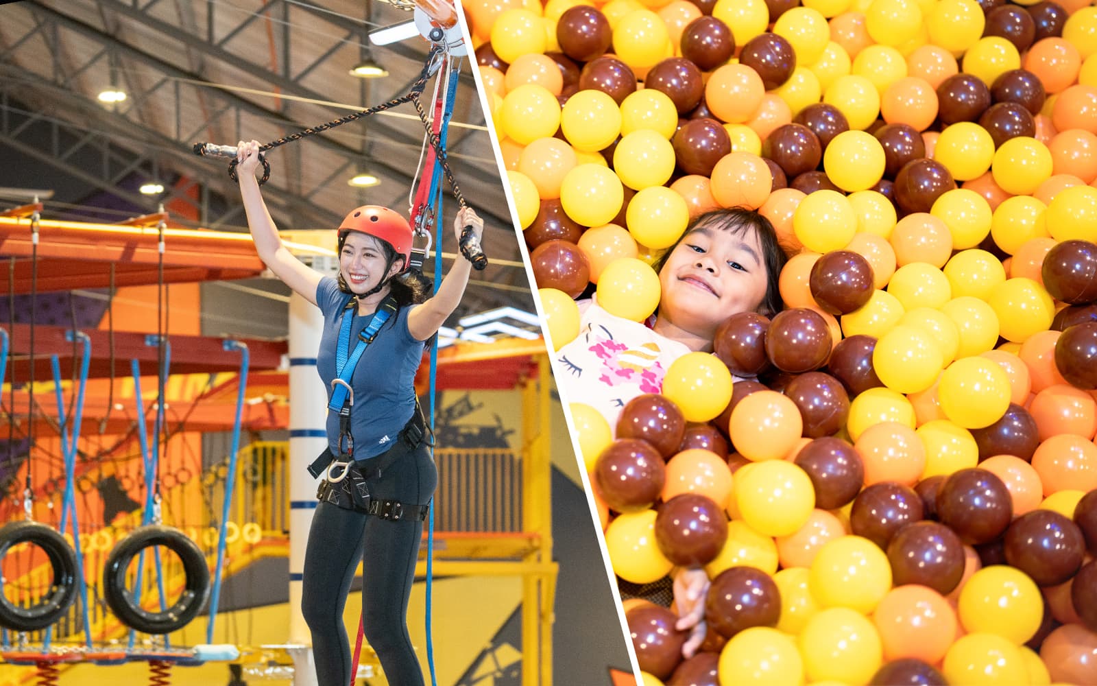 Combo (Save 5%): Conquer Indoor Extreme Park + Safari Escape Playland Ticket
