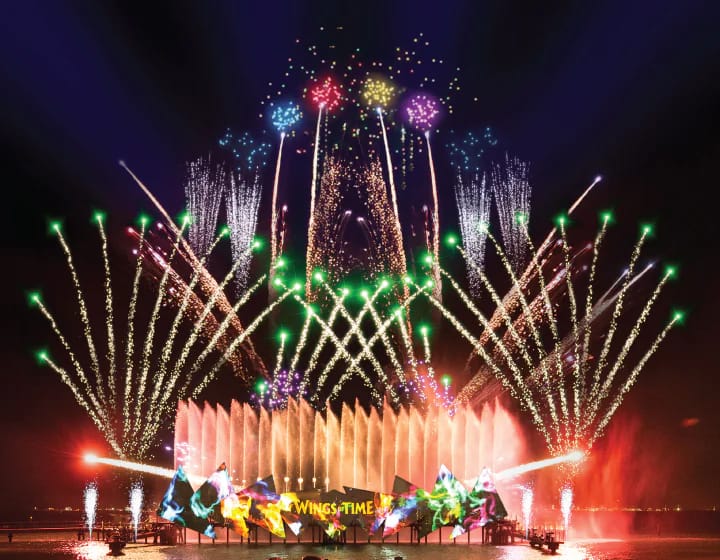 Wings of Time fireworks show in Singapore