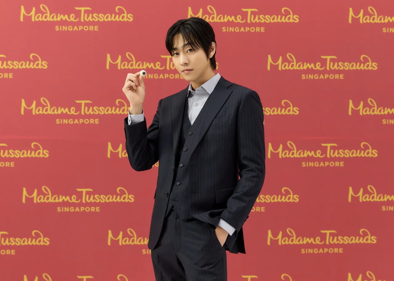 Ahn Hyo-seop wax figure at Madame Tussauds Singapore