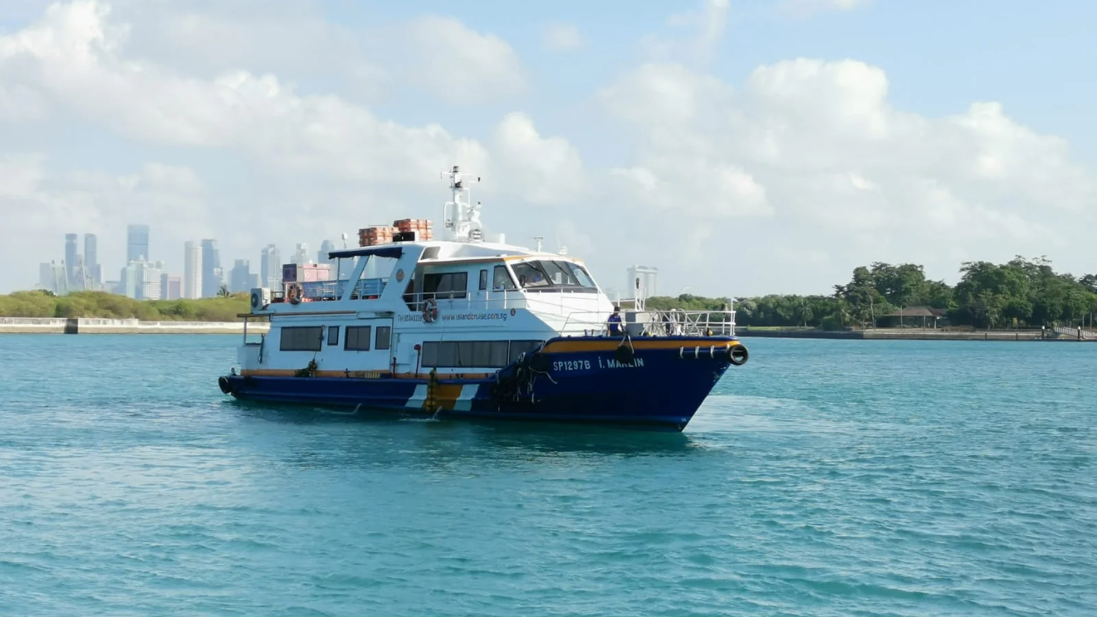 Ferry ride from Singapore to St. John and Kusu Islands