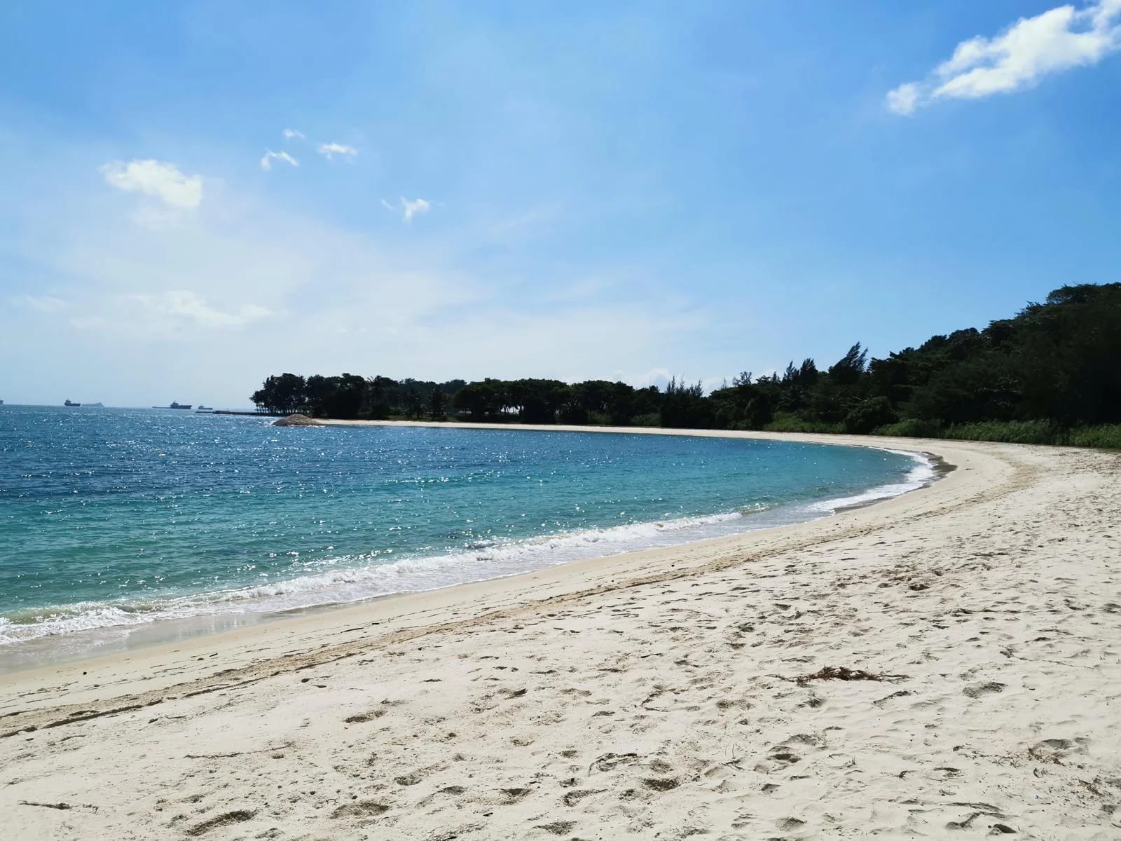 Ferry ride from Singapore to St. John Island