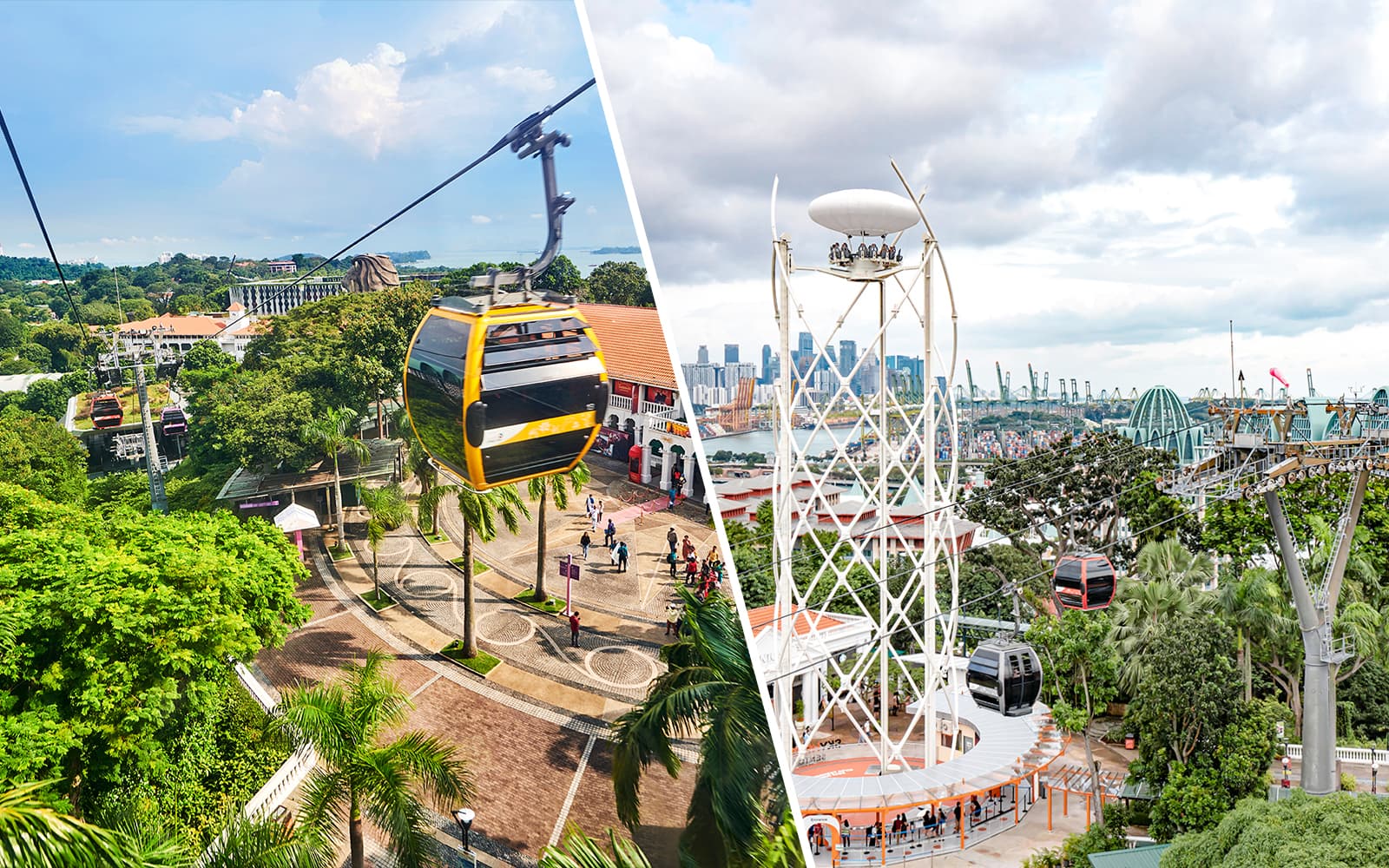 Combo: Singapore Cable Car Sky Pass + SkyHelix Sentosa/ Wings of Time