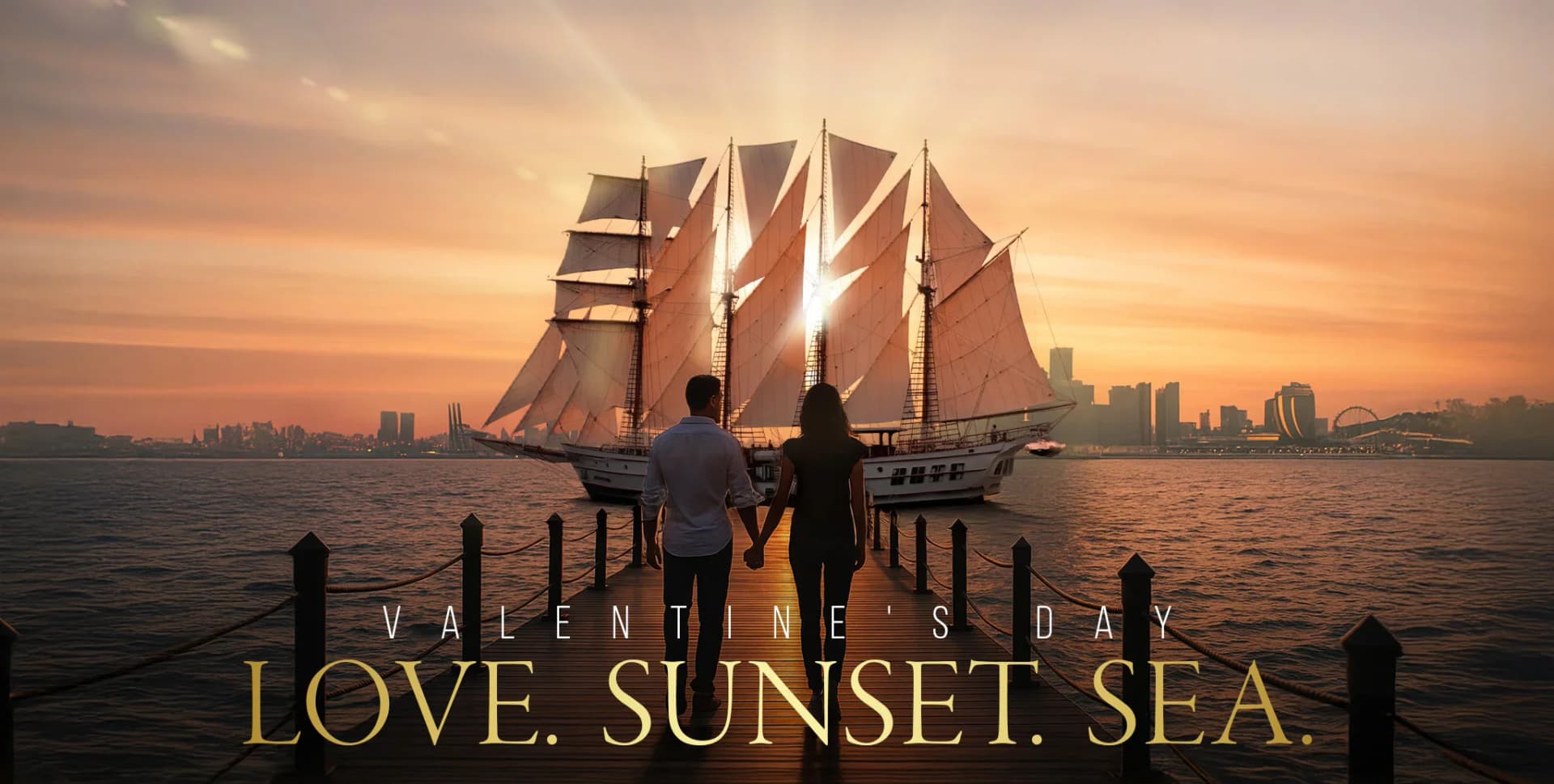 Sunset dinner cruise on Singapore's Royal Albatross