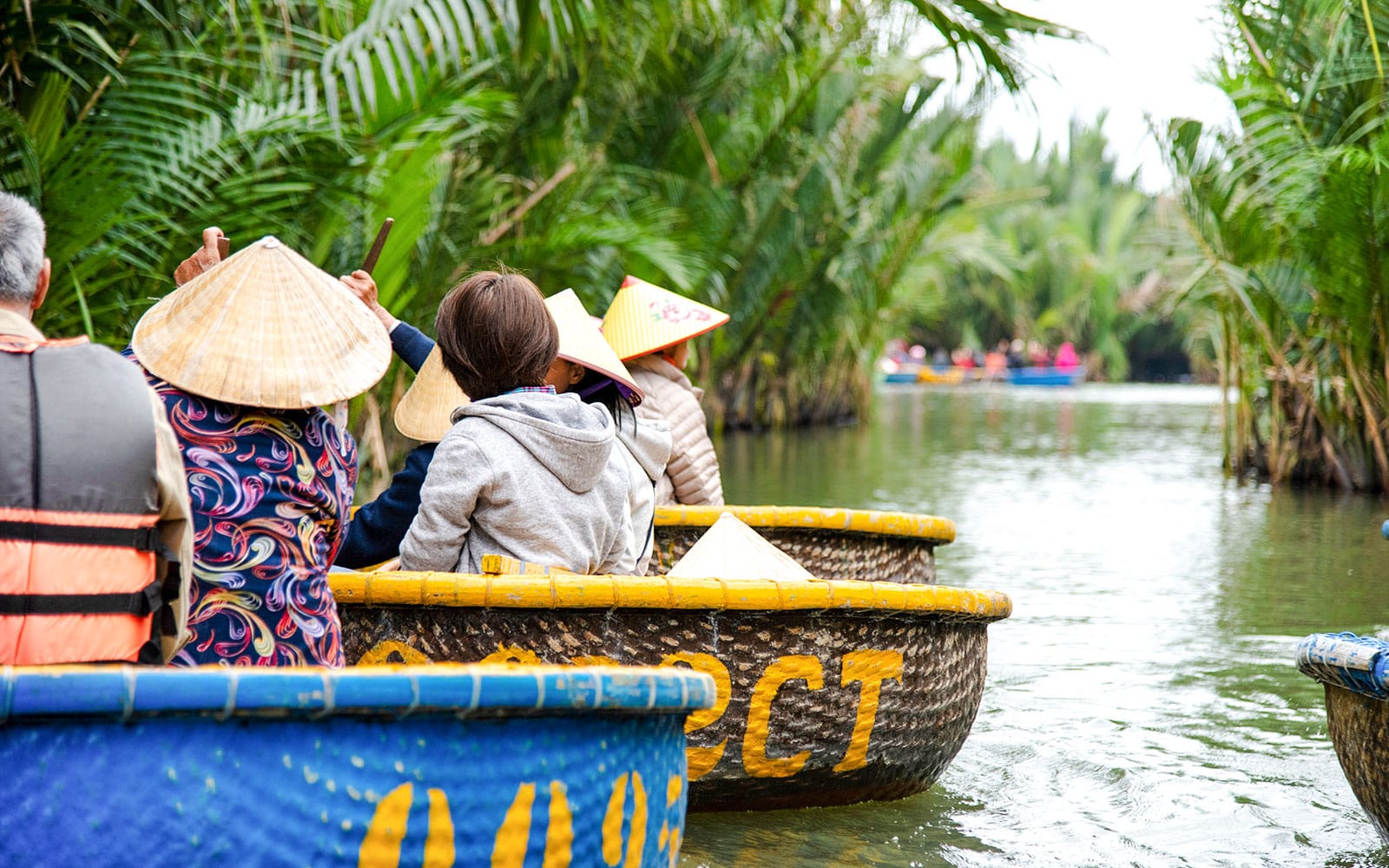 Coconut Basket Boat Ride in Hoi An