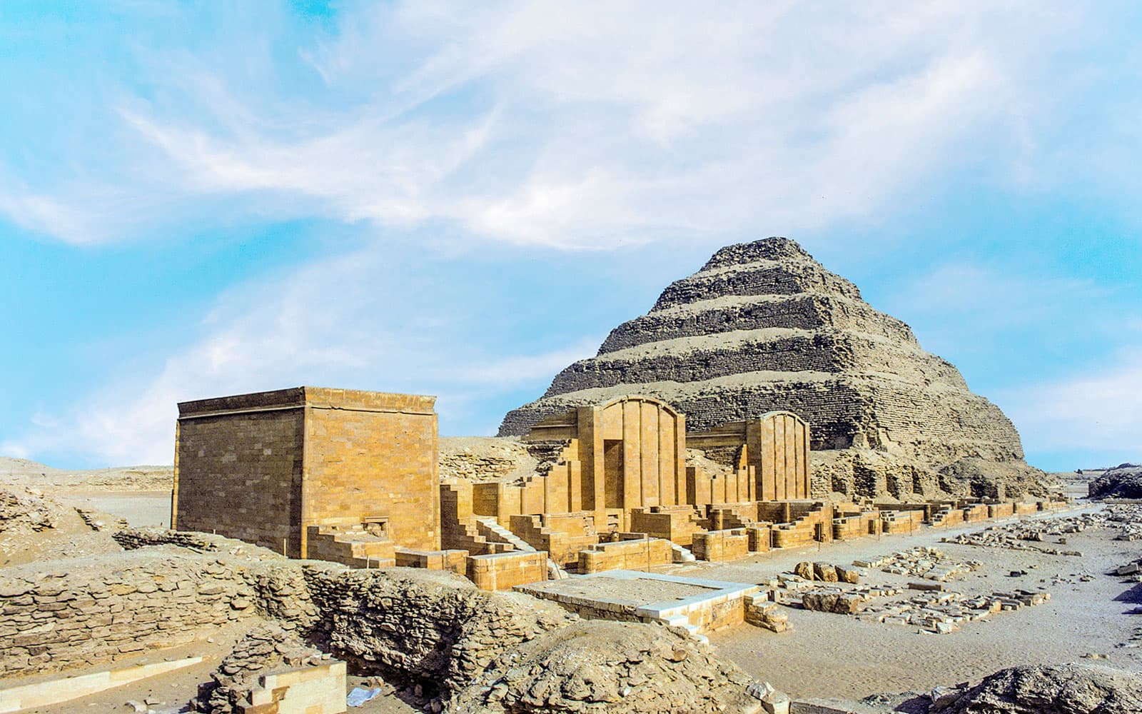 From Cairo: Full-Day Guided Tour of Giza Pyramids, Sphinx, Saqqara & Memphis with Lunch & Hotel Transfers tickets in Cairo - Highlights | TickYourList