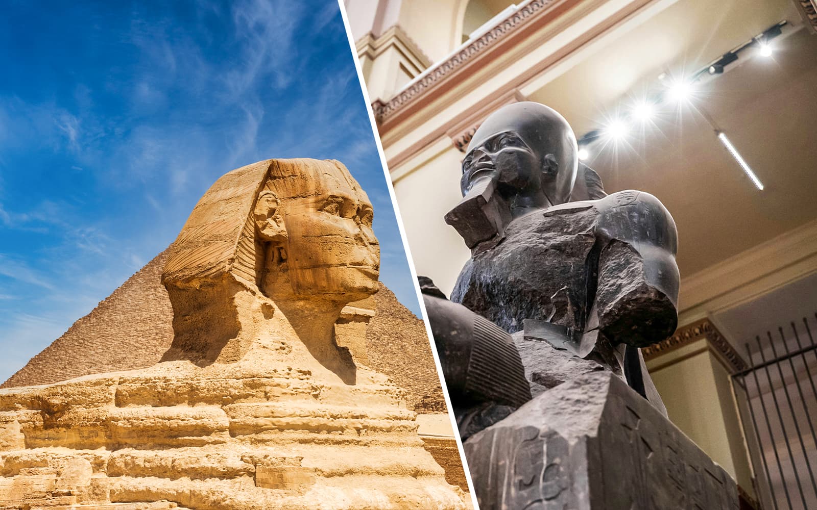 Combo (Save up to 10%): Pyramids of Giza + Grand Egyptian Museum Skip-the-Line Tickets