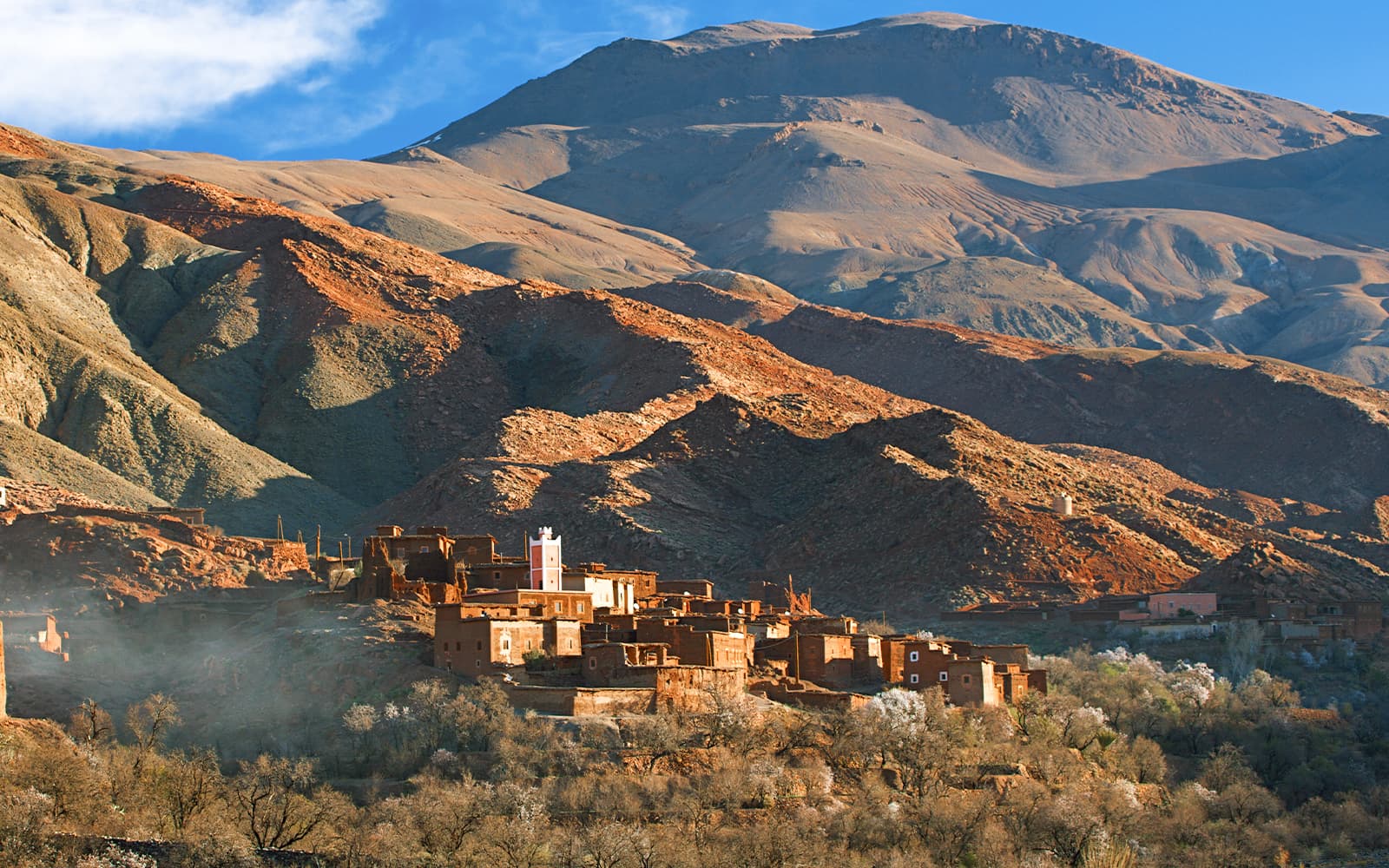 From Marrakech: Private Ourika Valley, Atlas Mountains and Waterfall Tour