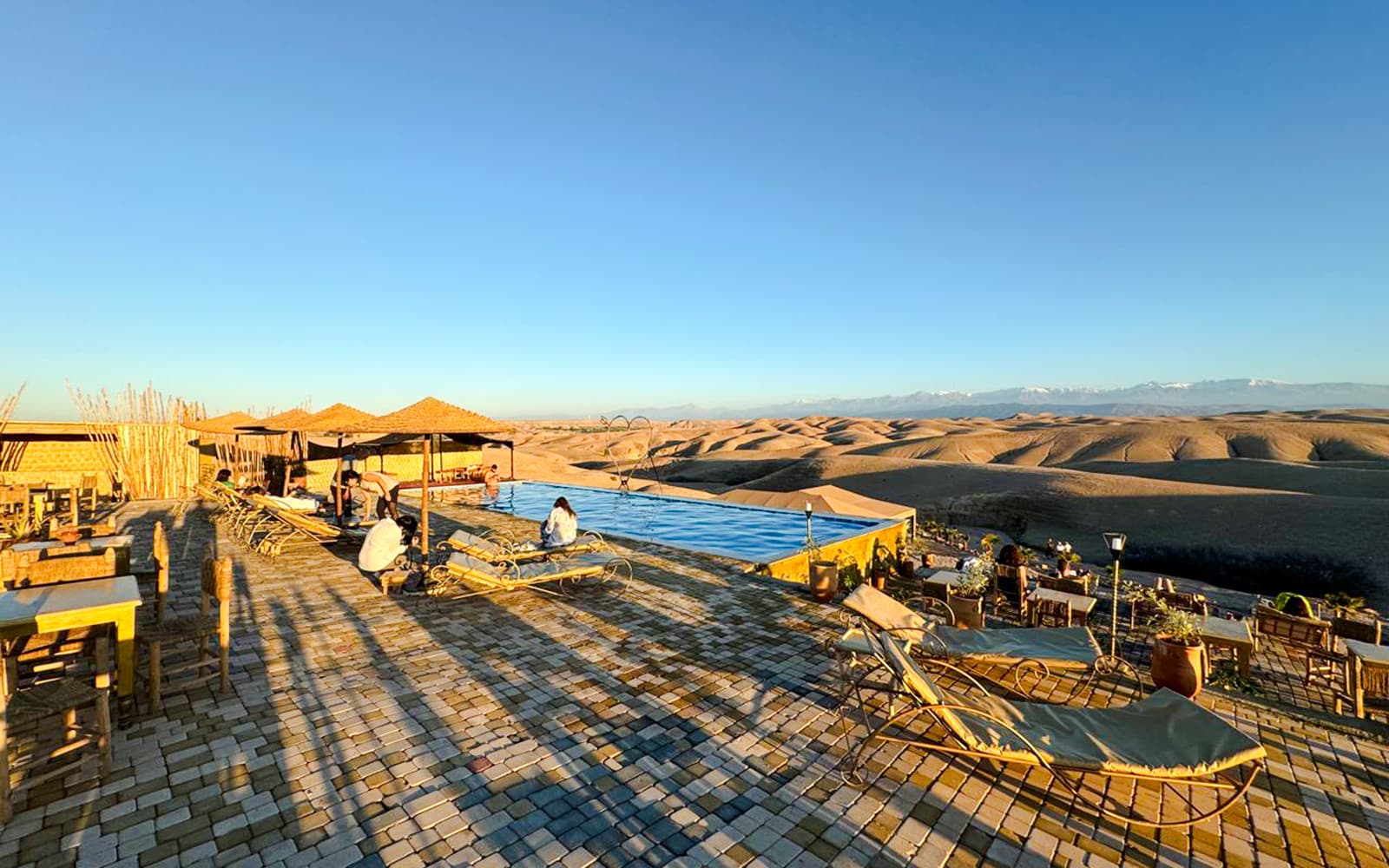 Sunset Desert Safari with Pool Access, Dinner Show & Transfers tickets in Marrakesh - Features | TickYourList