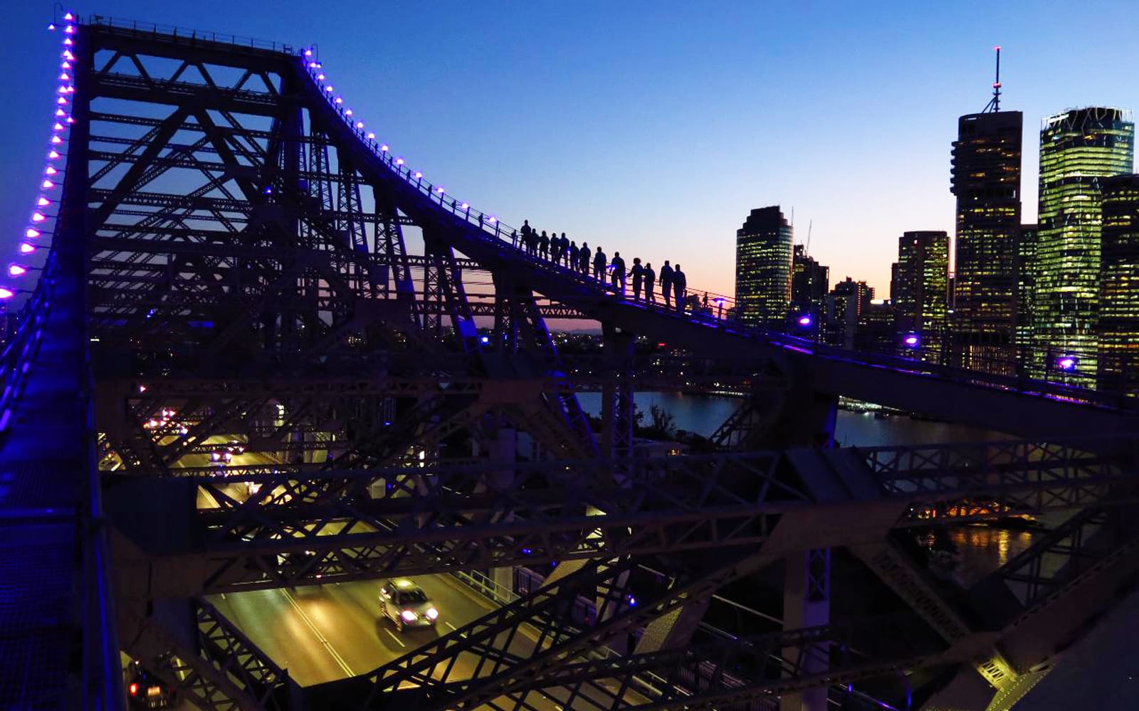Brisbane Story Bridge Night Climb