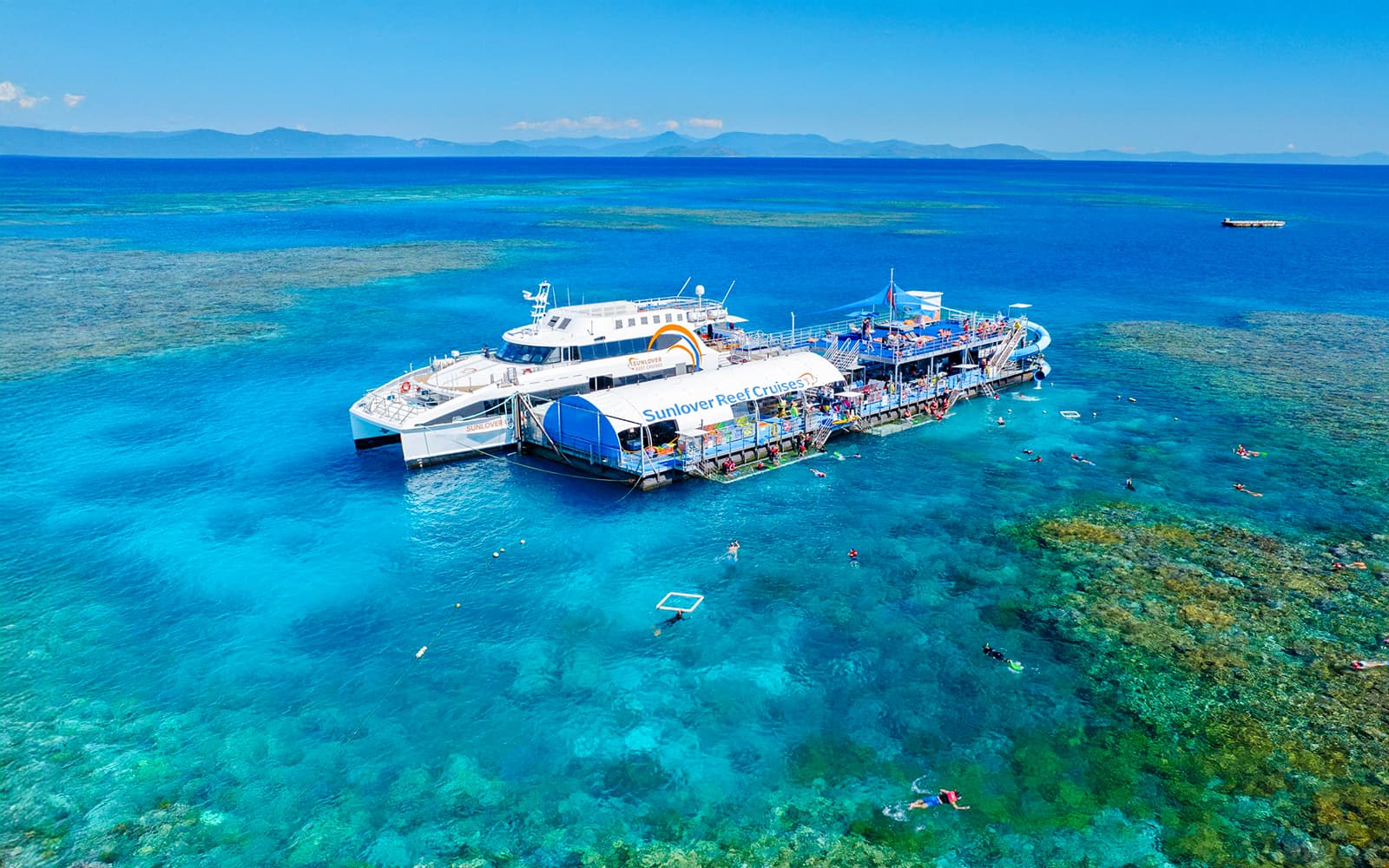 Cairns to Fitzroy Island and Moore Reef Full-Day Cruise with Buffet Lunch by Sunlover
