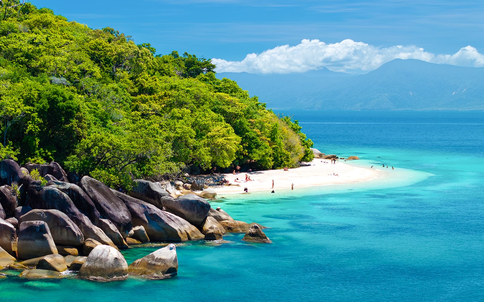 Sunlover: Cairns to Fitzroy Island Full-Day Cruise with Snorkel, Glass Bottom Boat Tour & Lunch tickets in Cairns - Highlights | TickYourList