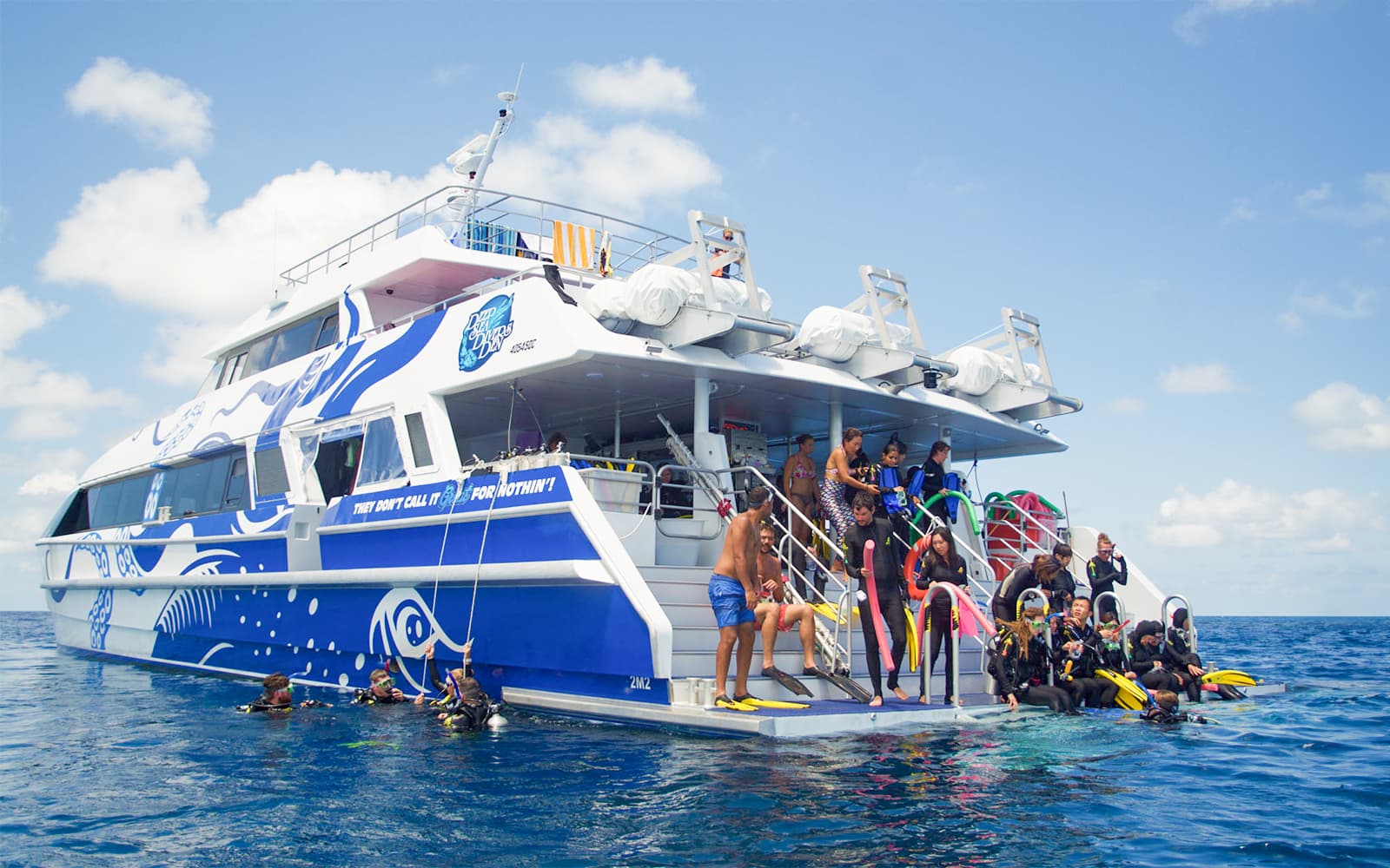 Cairns to Great Barrier Reef Full Day Cruise with Guided Snorkelling Tours