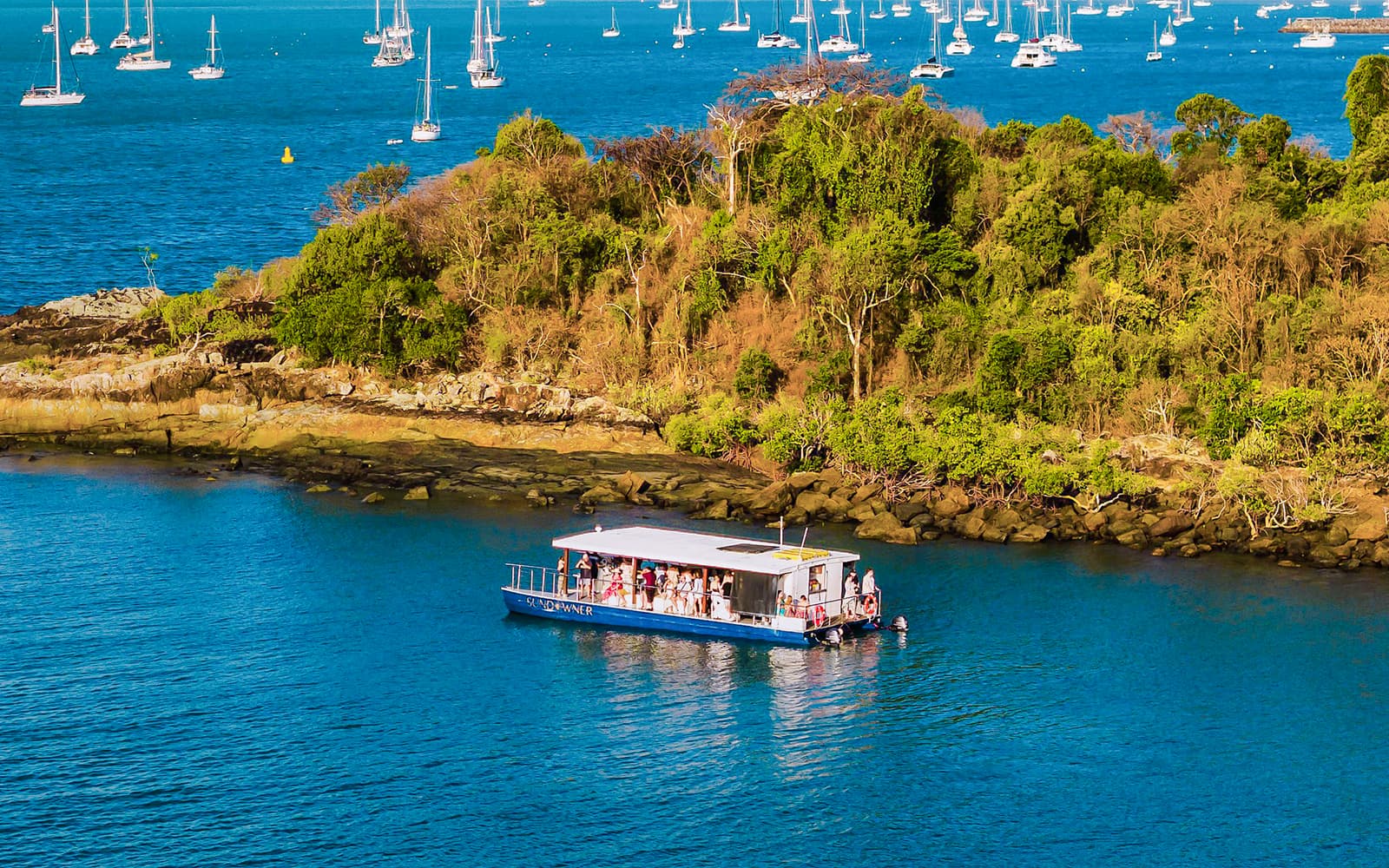 From Airlie Beach: Sundowner Whitsunday Cruise with Sparkling Wine tickets in Whitsundays - Highlights | TickYourList