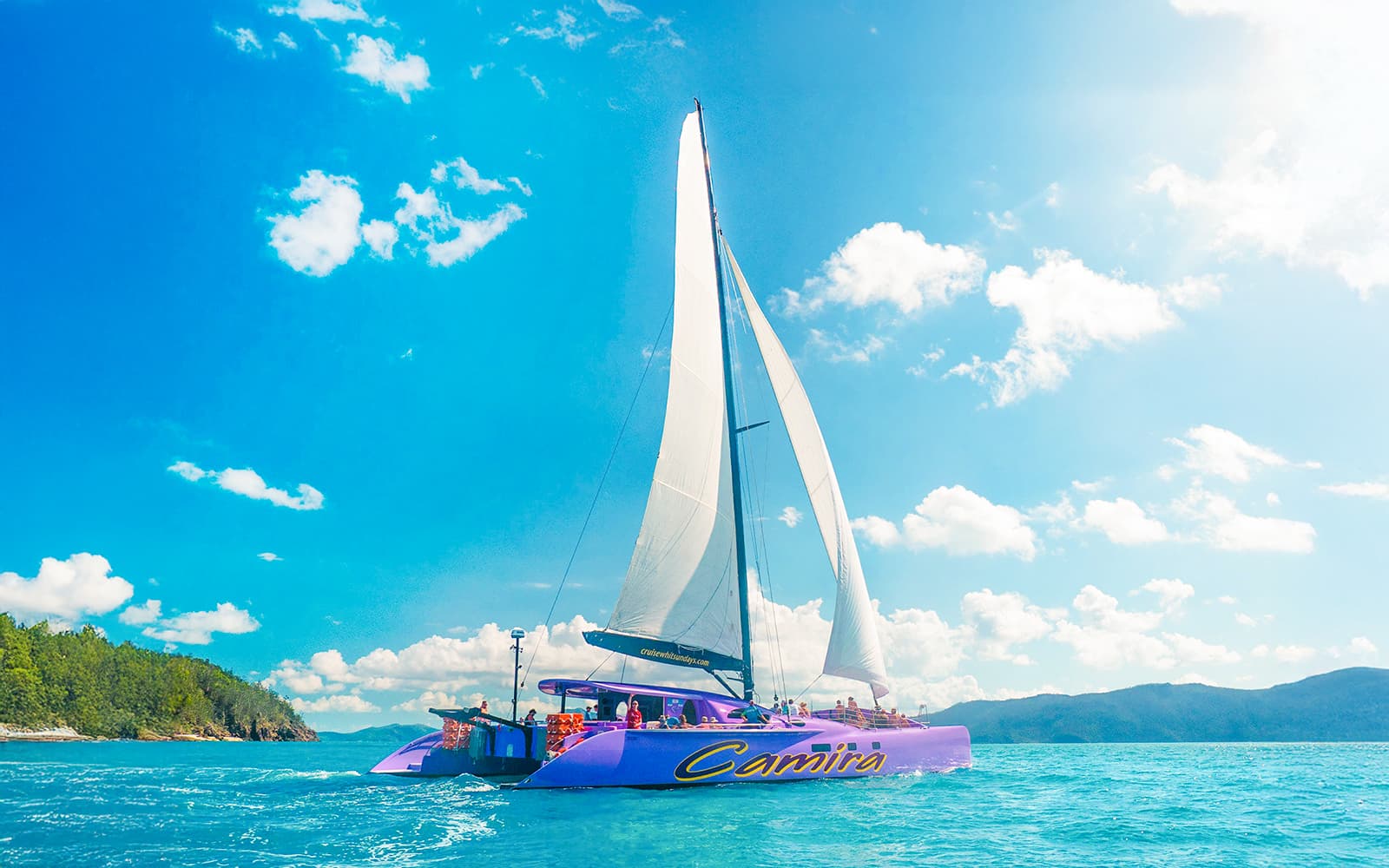 From Airlie Beach: Camira Sailing Adventure with BBQ Lunch