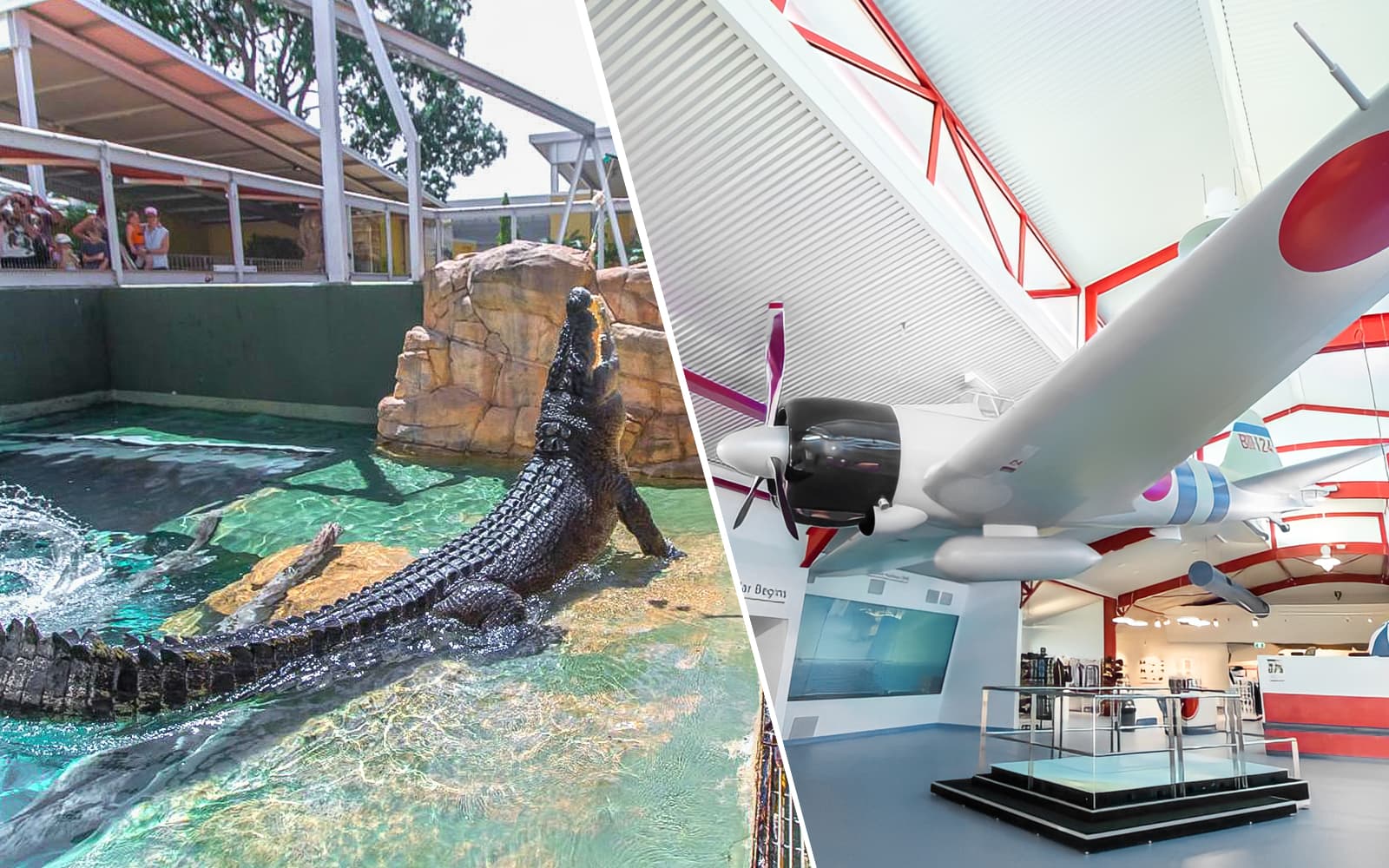 Combo: Crocosaurus Cove + Royal Flying Doctor Service Tickets
