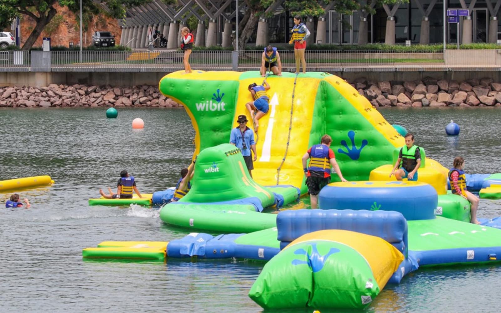 Darwin Waterfront Recreation Lagoon: Aqua Park Tickets in Darwin - Activities | TickYourList