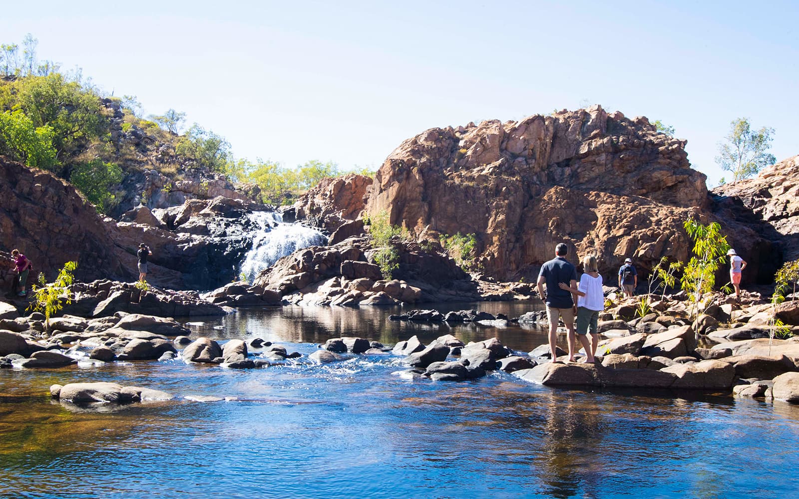 Full-Day Guided Tour of Katherine Gorge & Edith Falls with Round-Trip Transfers