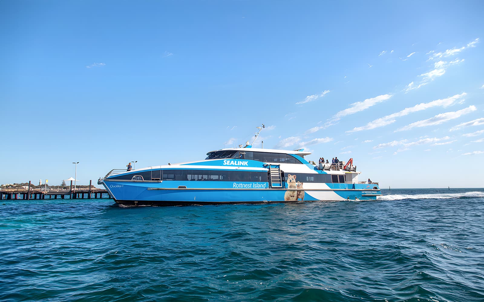 From Fremantle: Rottnest Island Grand Tour with Ferry & Lunch