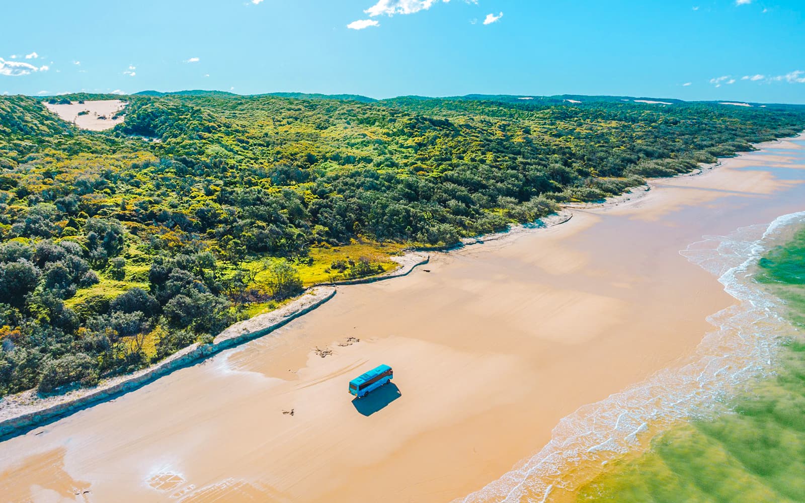 From Rainbow Beach: K'gari (Fraser Island) 1-Day Classic Tour