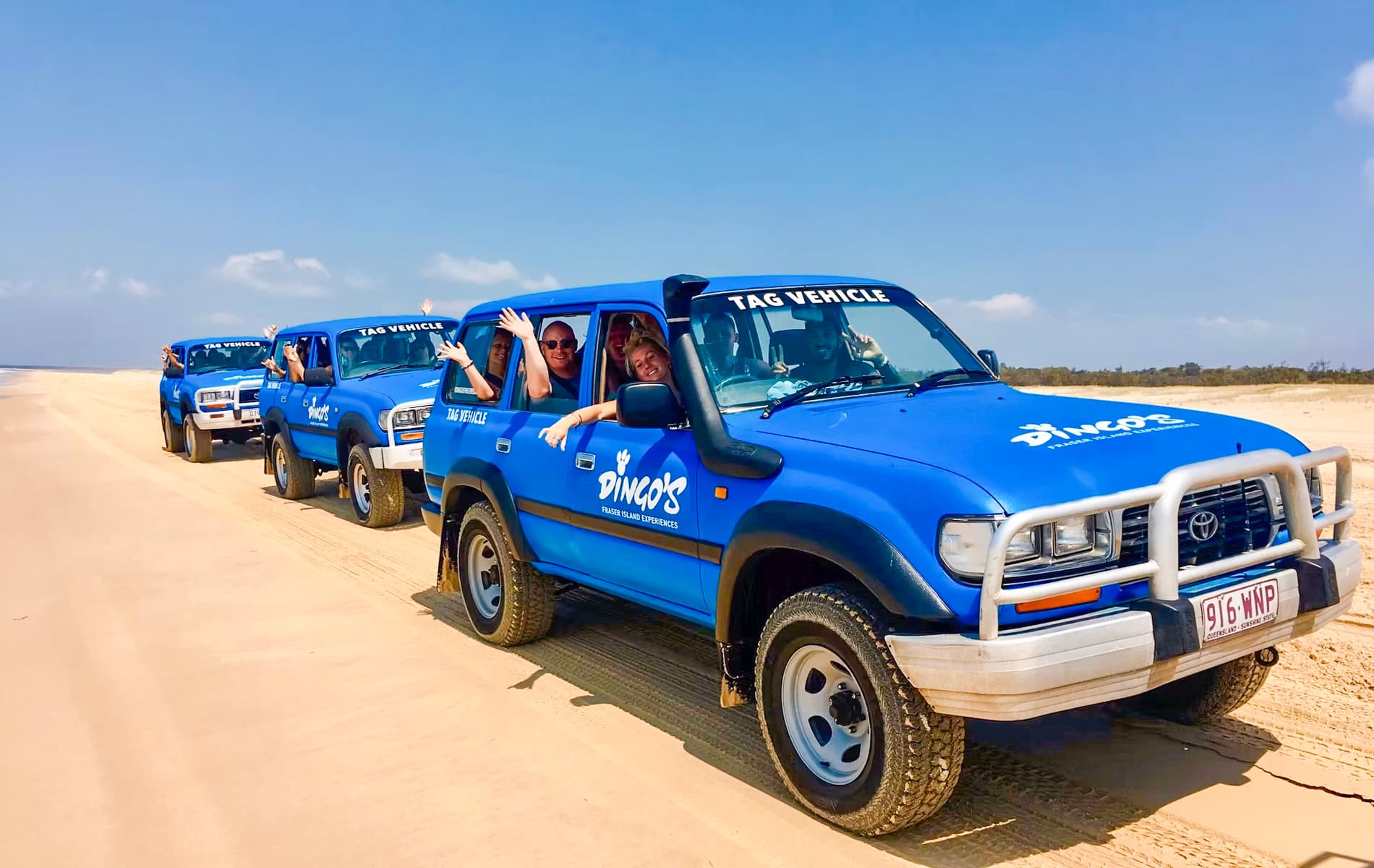 From Rainbow Beach: K'gari (Fraser Island) 3-Day Self-Drive 4WD Tour