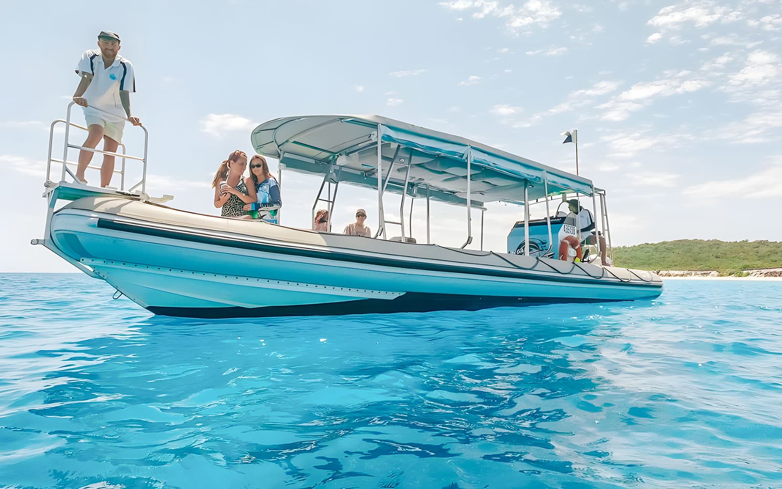 From Hervey Bay: Half-Day Whale Watching Cruise & Island Adventure Tour