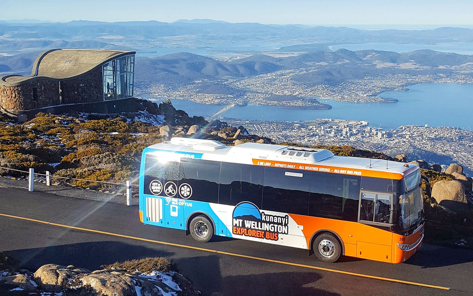 kunanyi/Mt Wellington Explorer One-Way Bus Pass experience tickets in Hobart | TickYourList