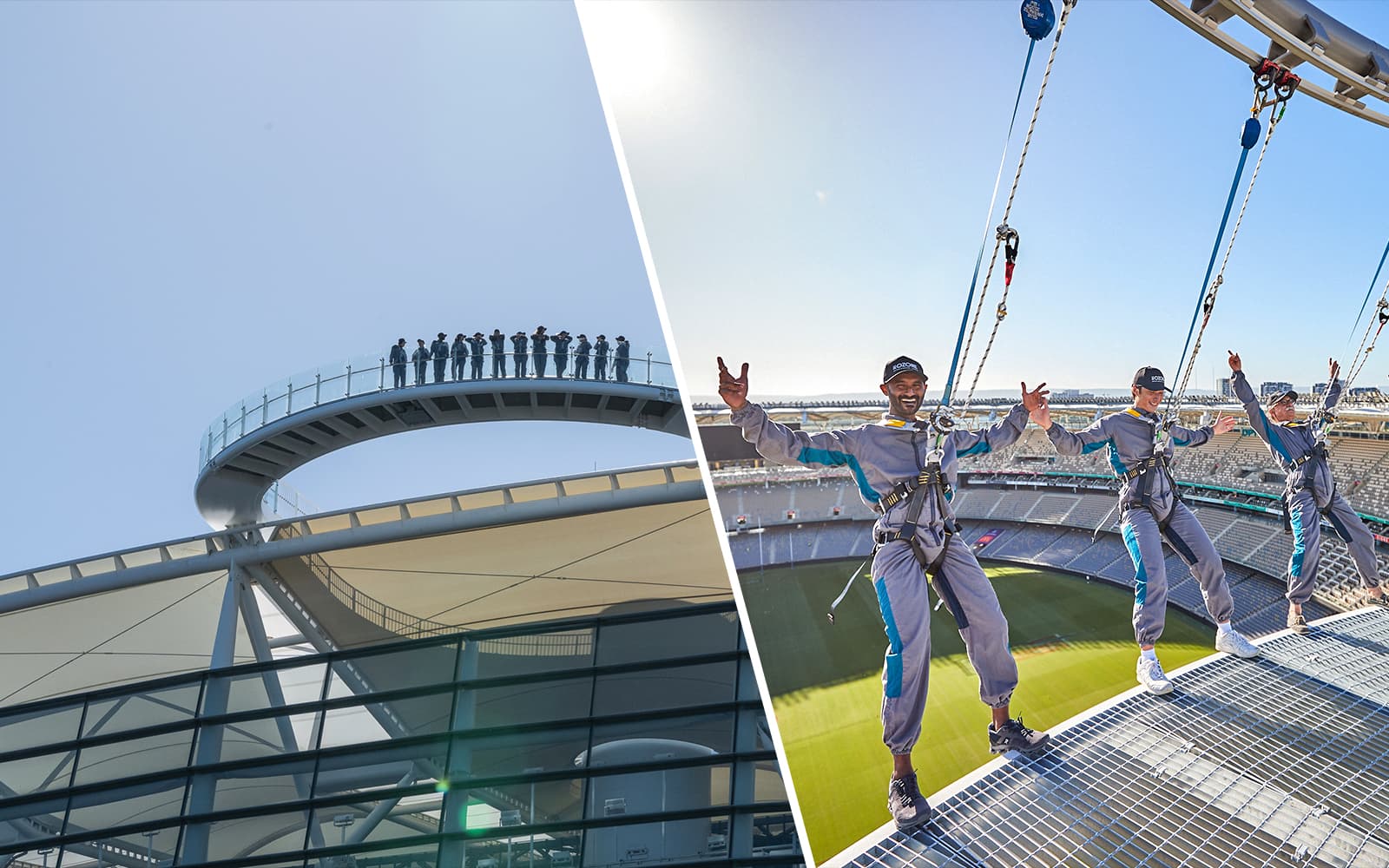 Combo: The Optus Stadium Tour + Halo Rooftop Tour of Optus Stadium