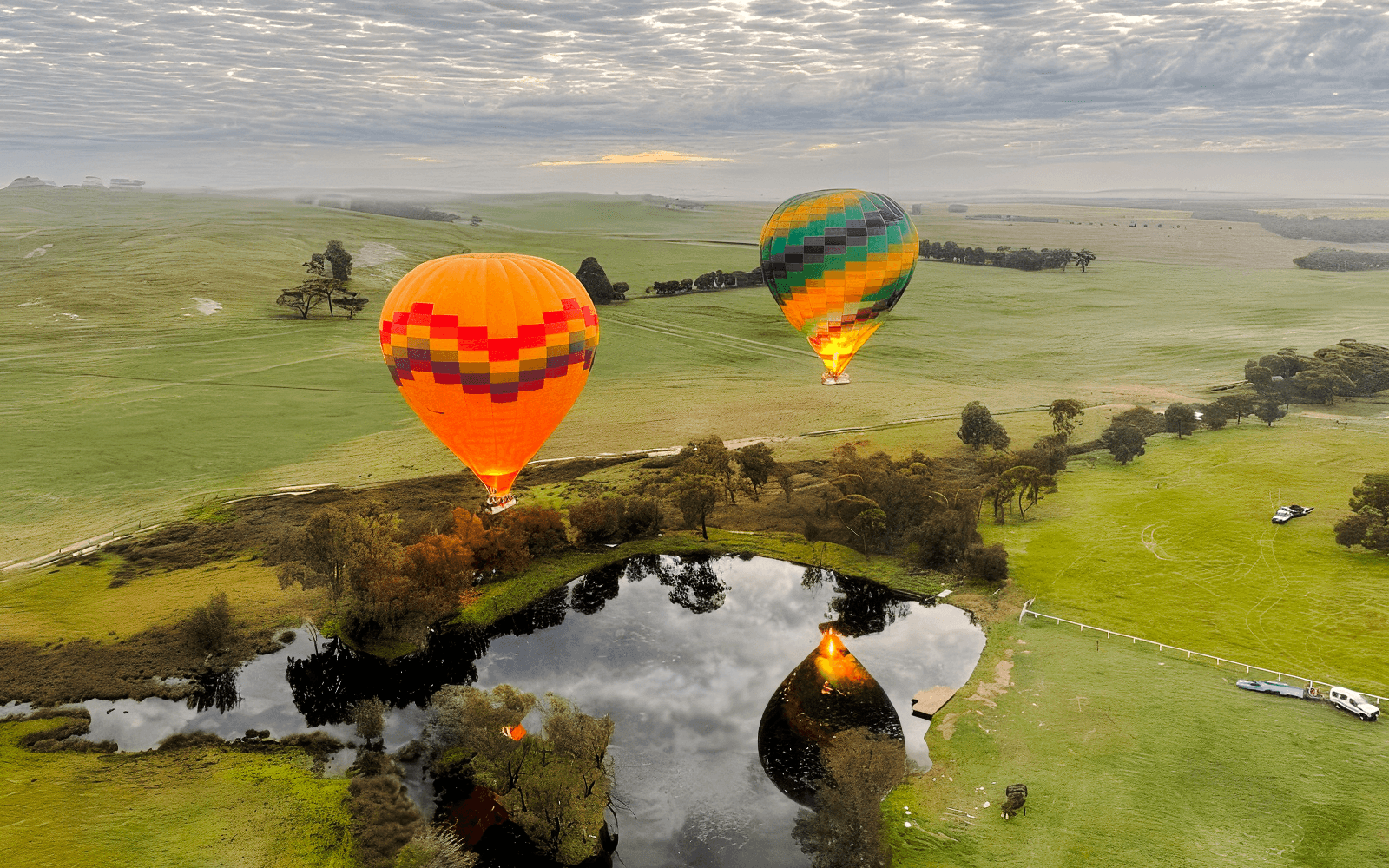 Avon Valley Hot Air Balloon Flight with Breakfast tickets in Perth - Features | TickYourList