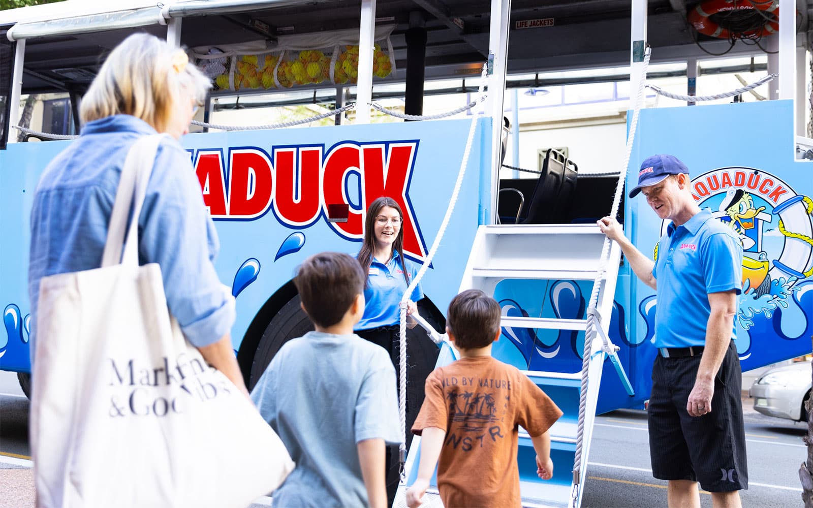 Aquaduck Sunshine Coast: 1 Hour City Tour & River Cruise experience tickets in Sunshine Coast | TickYourList