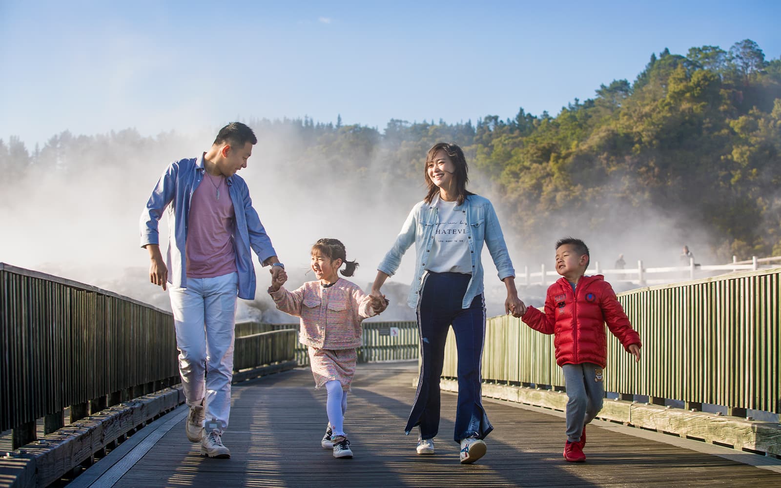 From Auckland: Hobbiton & Te Puia Tour with Festive Lunch & Hangi Dinner Buffet